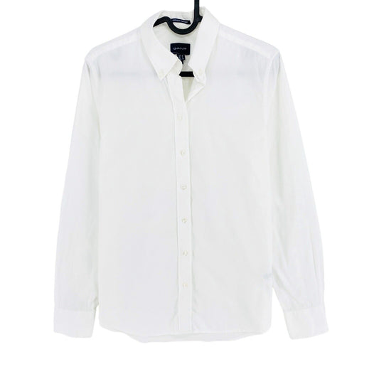 GANT White Pinpoint Oxford Shirt Size EU 36 UK 8 US 6