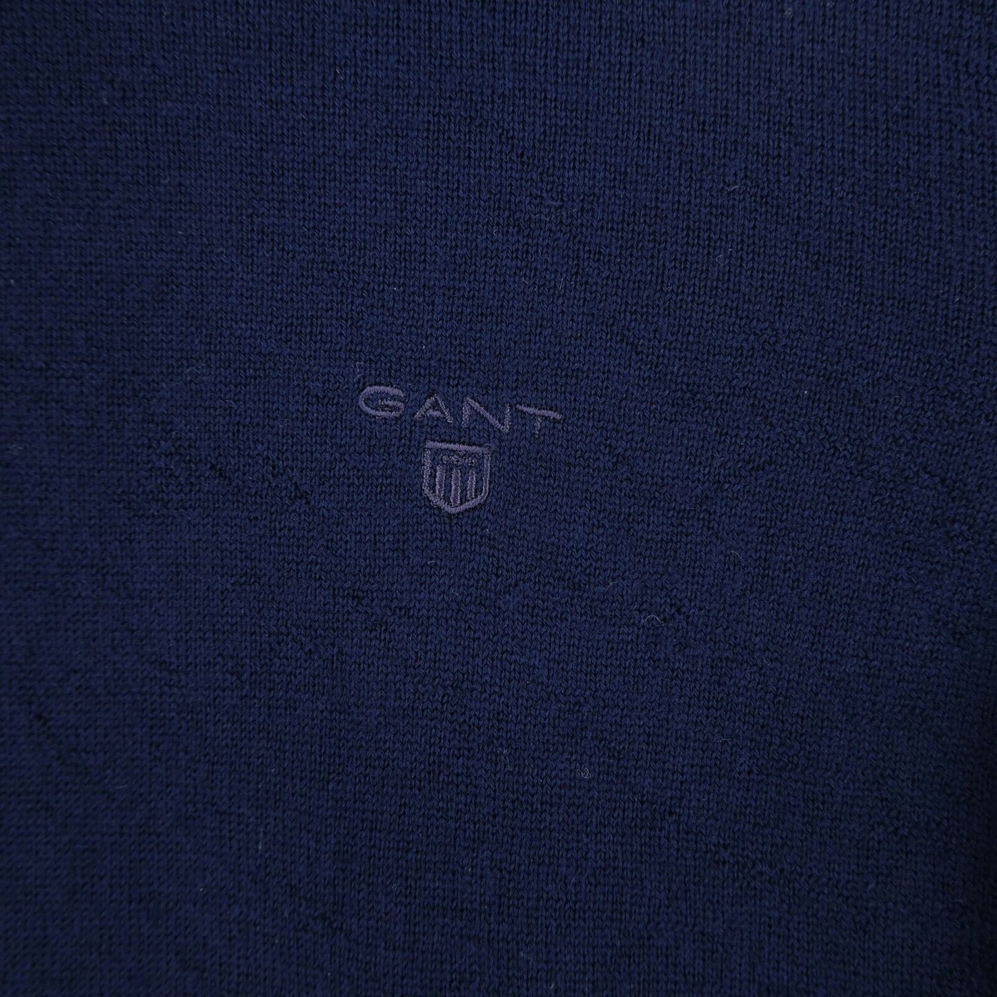 GANT Navy Blue Turtle Neck 100% Wool Sweater Jumper Size M