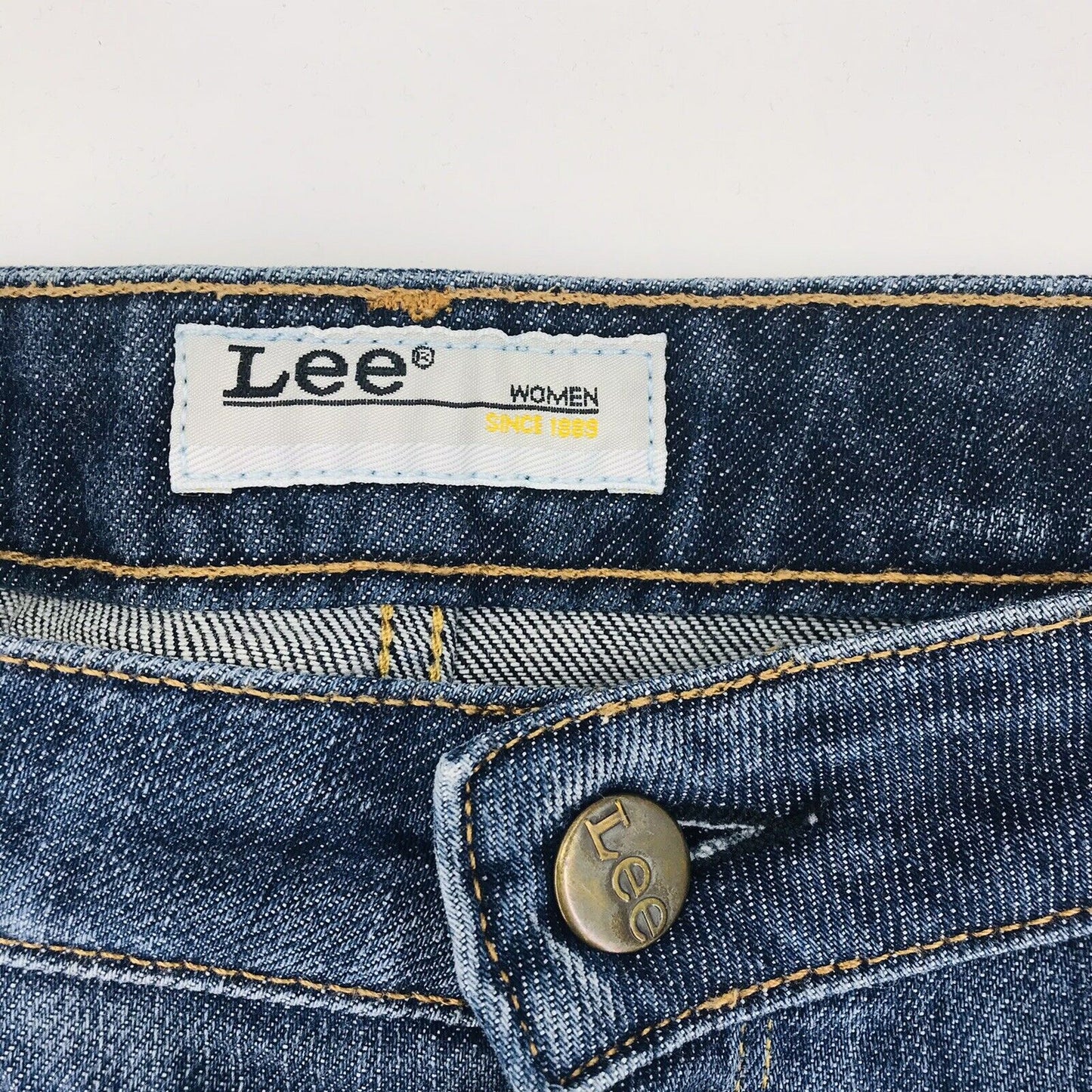 Lee CAMERON Women Blue Regular Straight Fit Jeans W33 L30