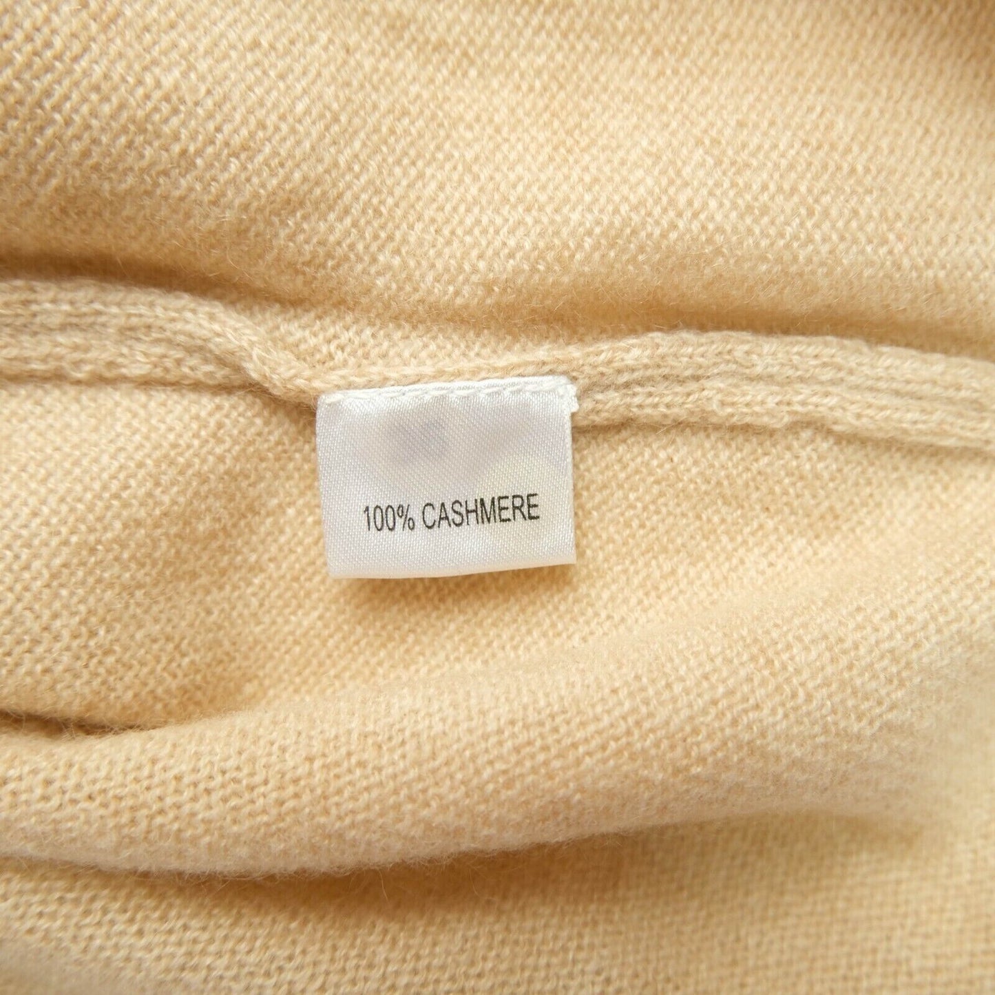 LANEROSSI Light Brown 100% Cashmere Tank Top Size 4 - XL