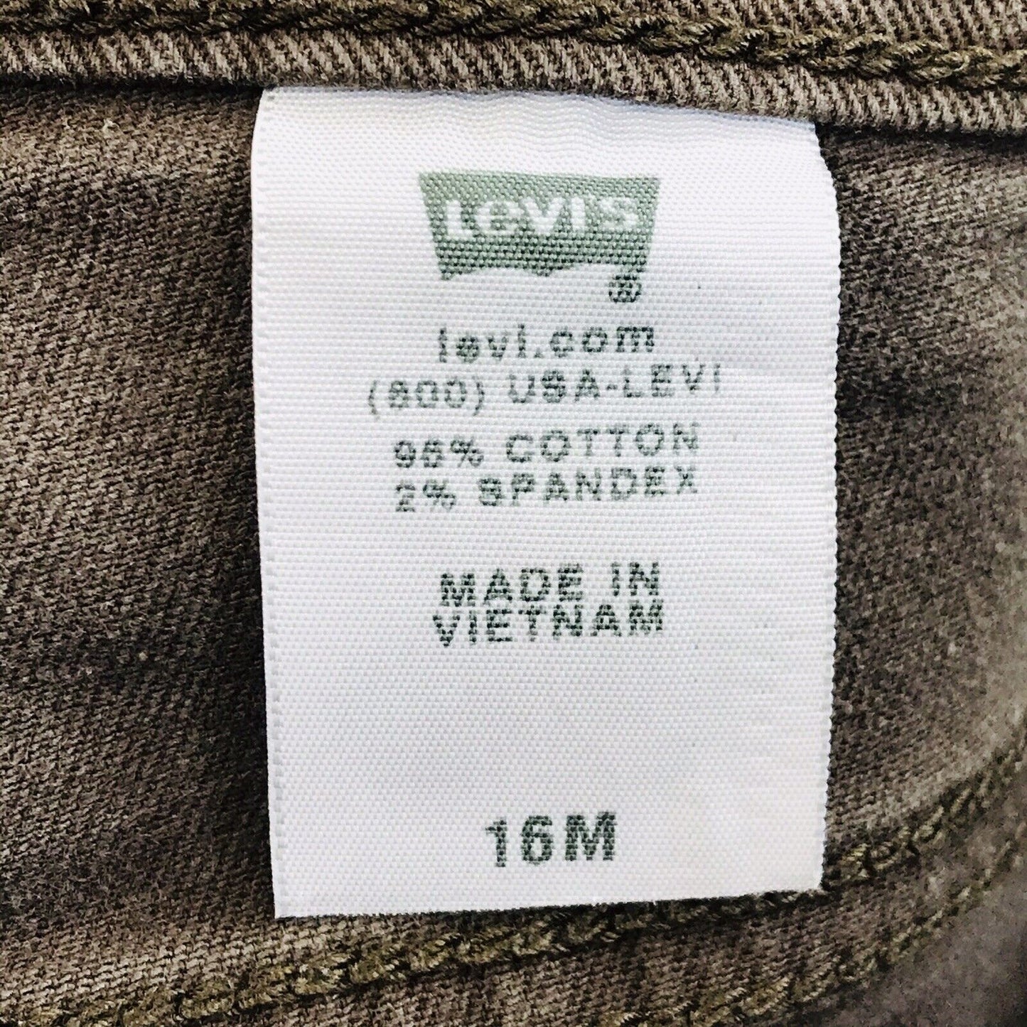 Levi's Femme 550 Marron clair Jean bootcut décontracté Taille W34 L30