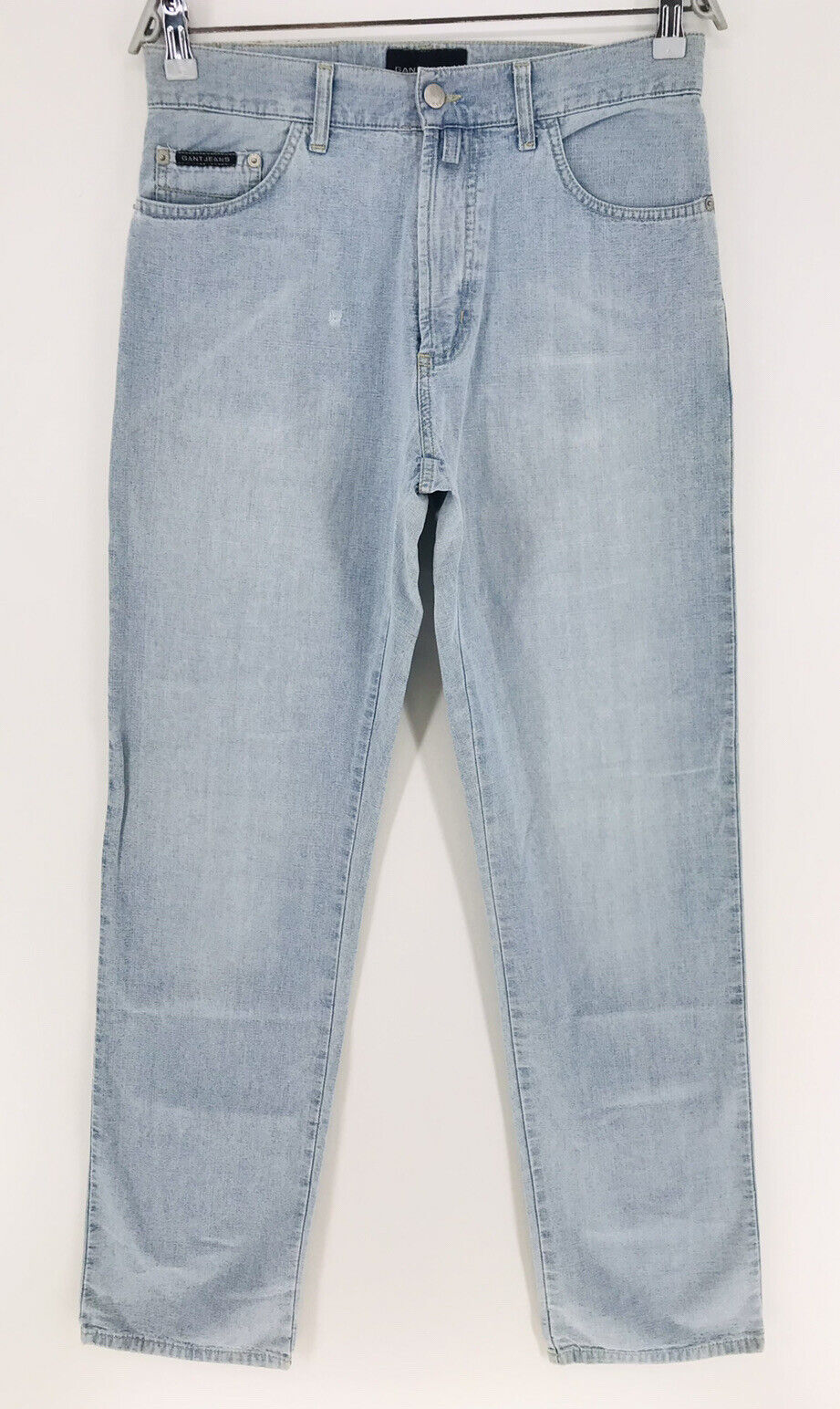 UVP 125 € GANT Damen Blau Regular Straight Fit Jeans W31 L34