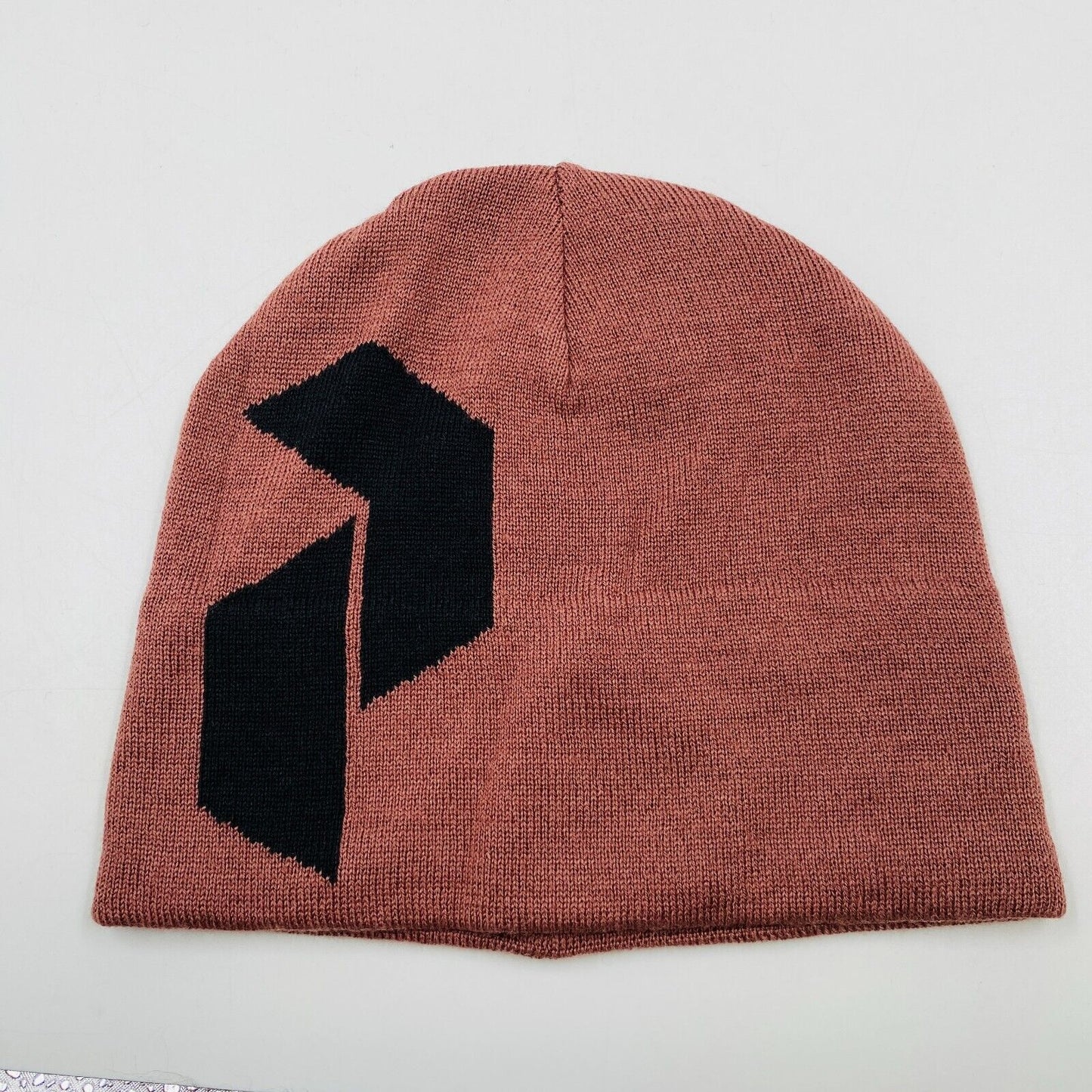 Peak Performance EMBO HAT Unisex Rose Brown Wool Blend Beanie Winter Hat L / XL