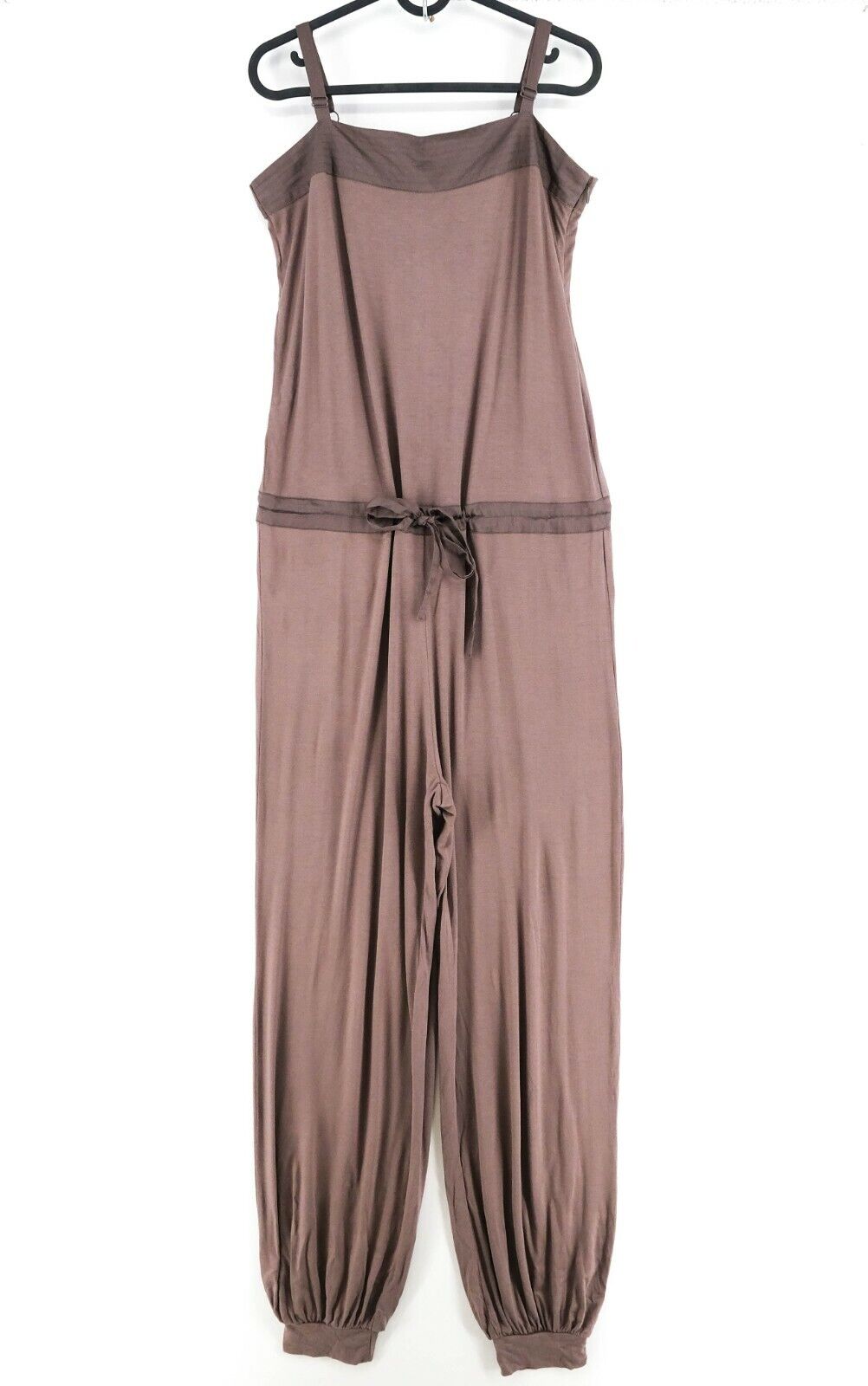 ST-MARTINS Brown Sleeveless Jumpsuit Size M L