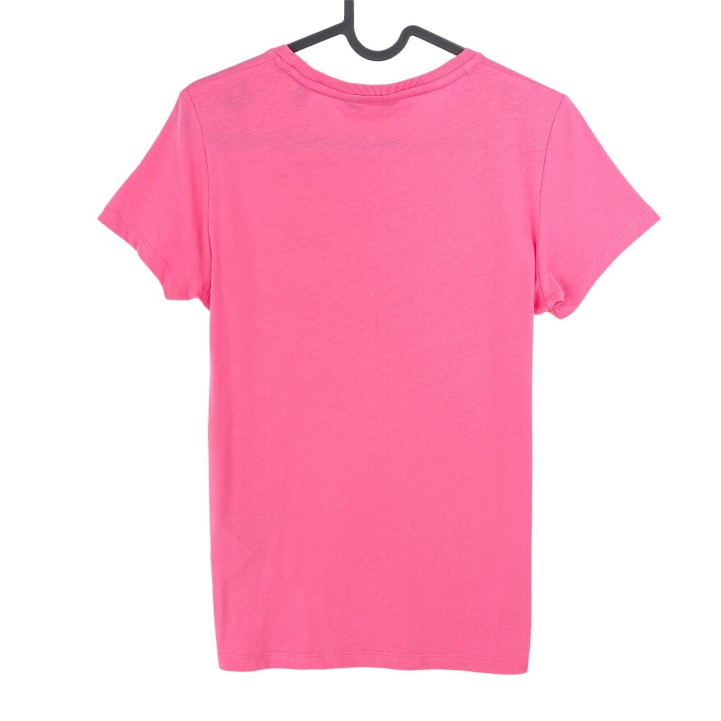 GANT Pink Logo Crew Neck T Shirt Top Size XS