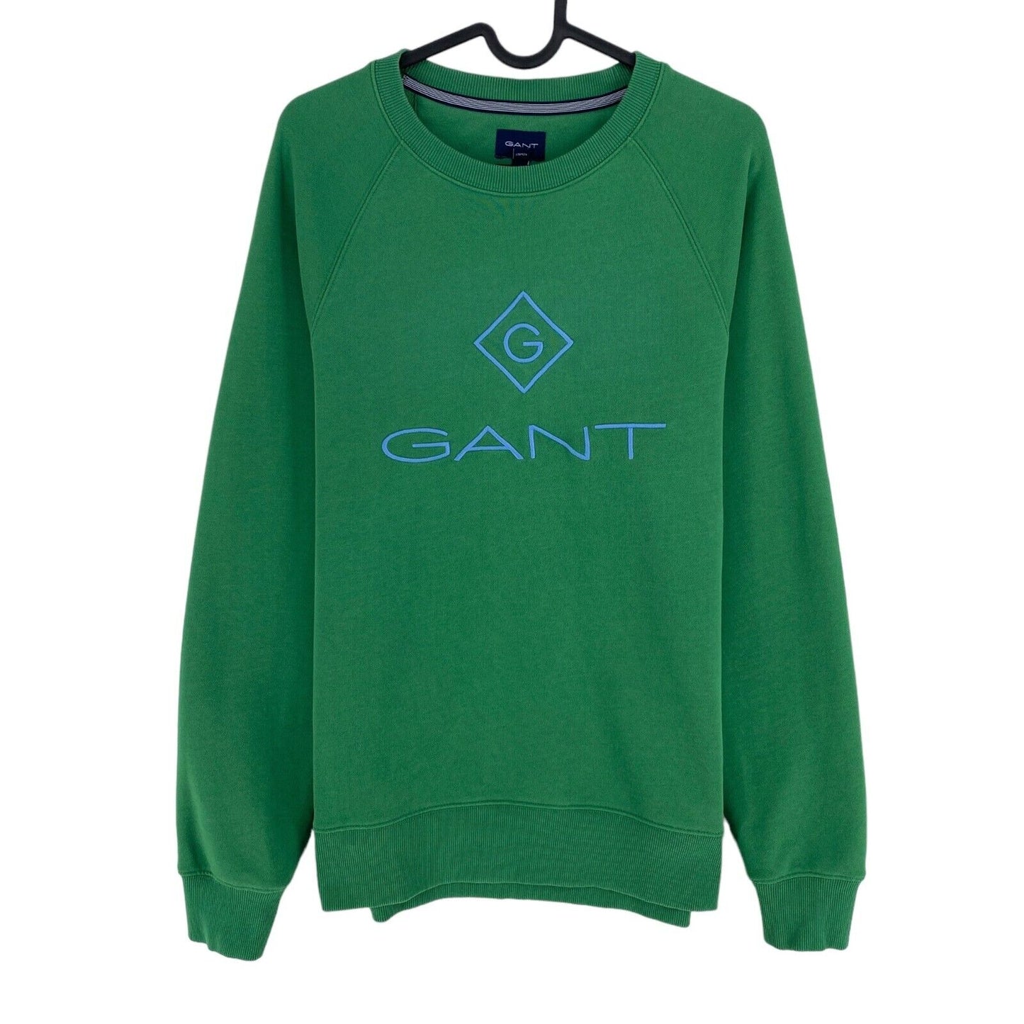 GANT Dark Green Color Lock Up Crew Neck Sweater Pullover Size M