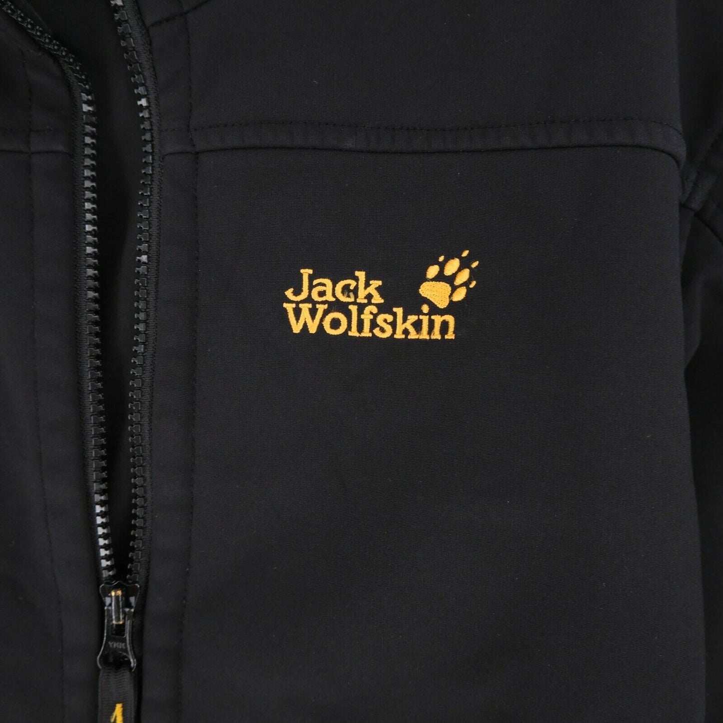 Jack Wolfskin Black Storm Lock Soft Shell Jacket Coat Size 152 cm