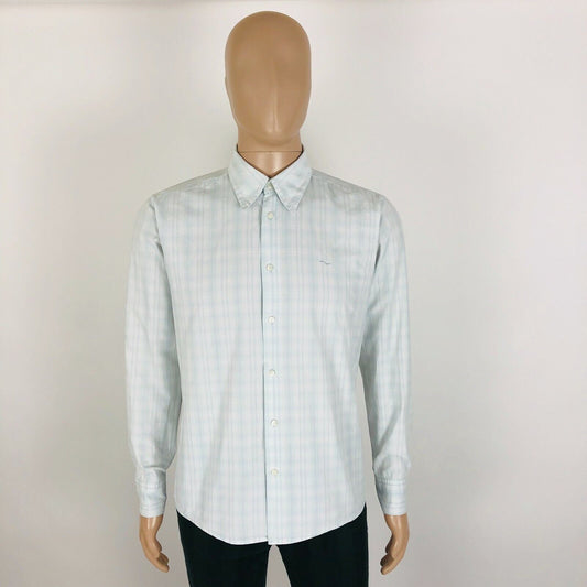 Lee White Blue Vintage Regular Fit Shirt Size L