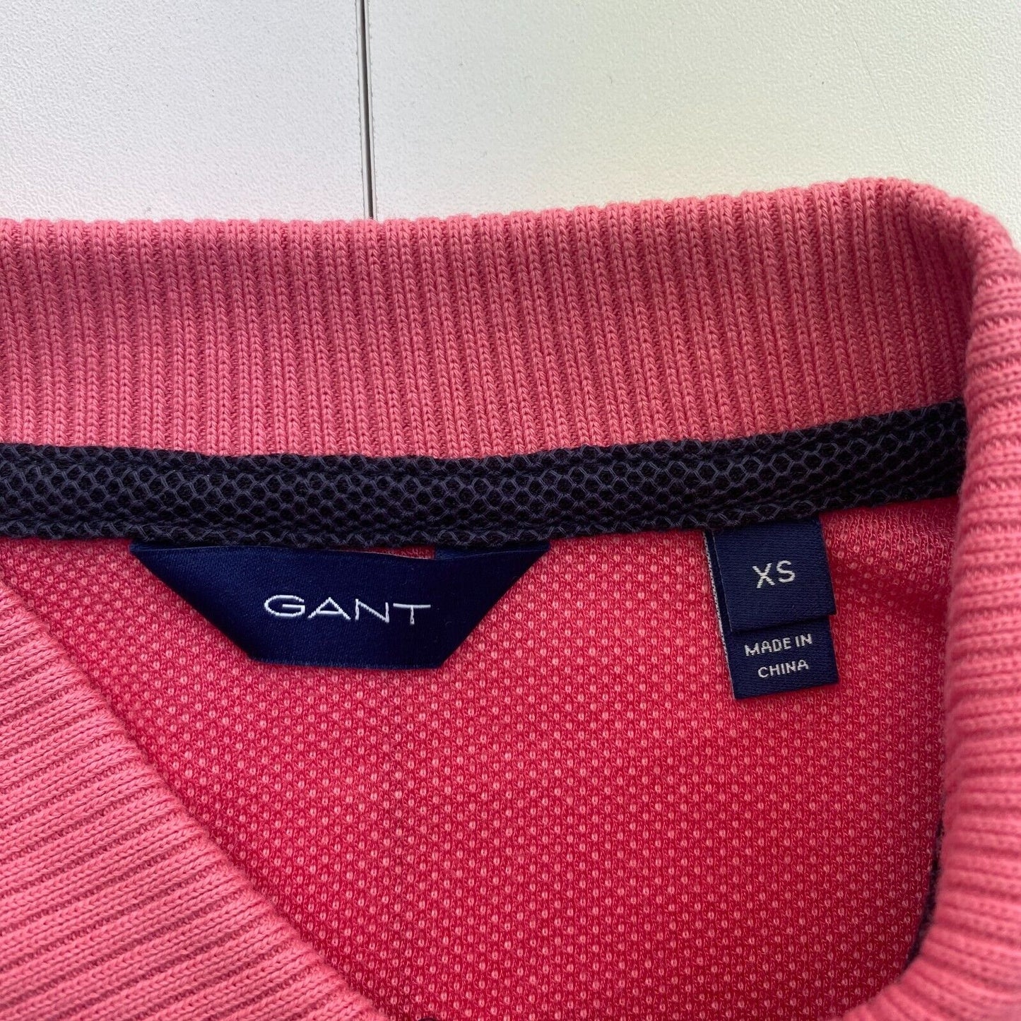 GANT Women Pink Rope Icon Pique Polo Shirt Size XS