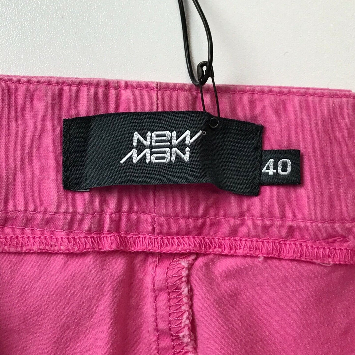 NEW MAN Women Pink Loose Straight Fit Trousers Size EUR 40 W30 Made In France