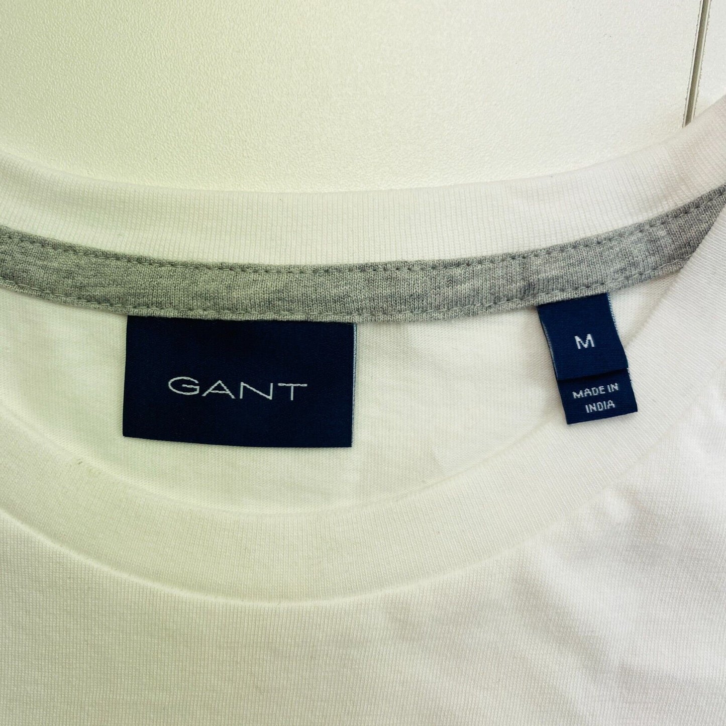 GANT T-shirt à col rond blanc Archive Shield taille M