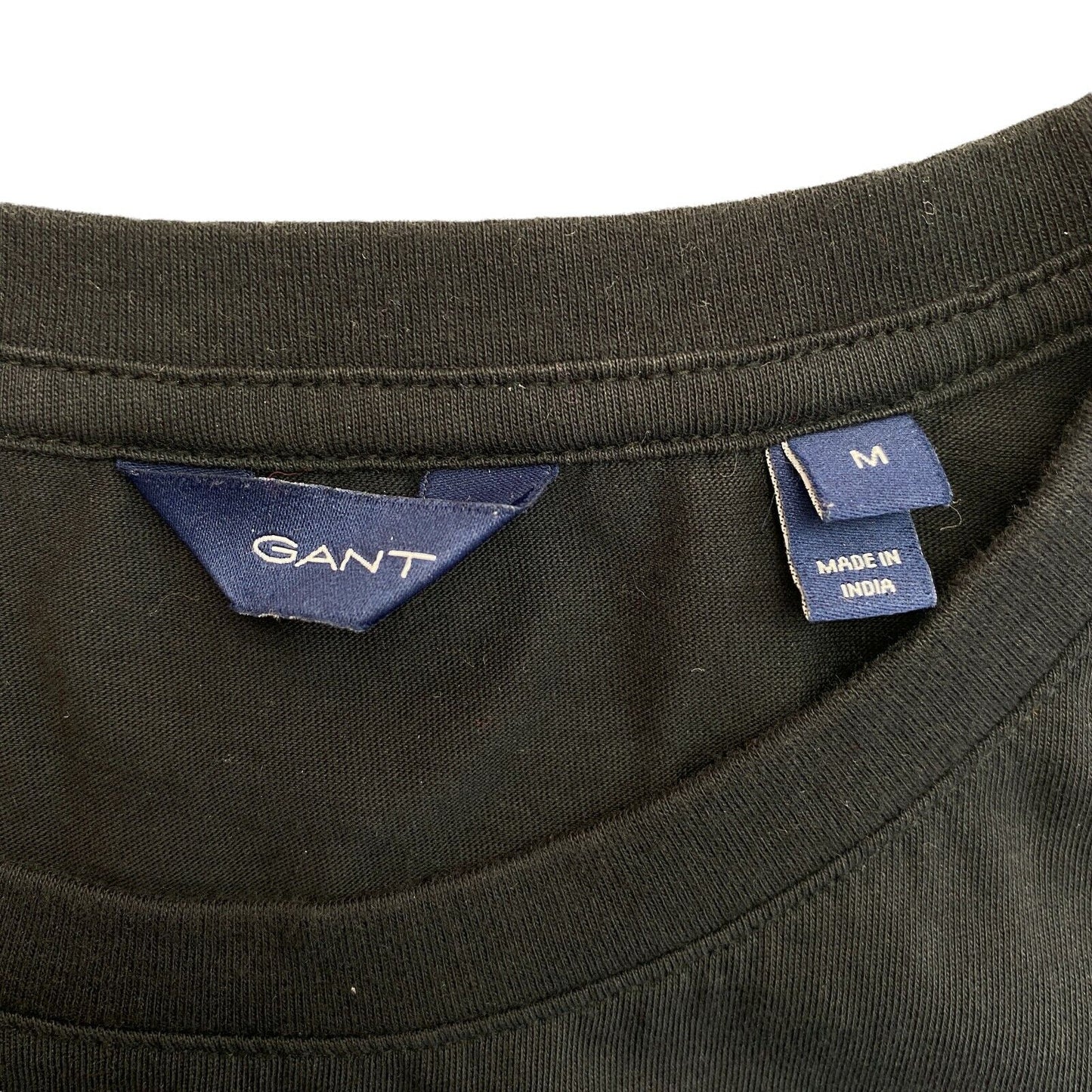 GANT Black Crew Neck T Shirt Size M