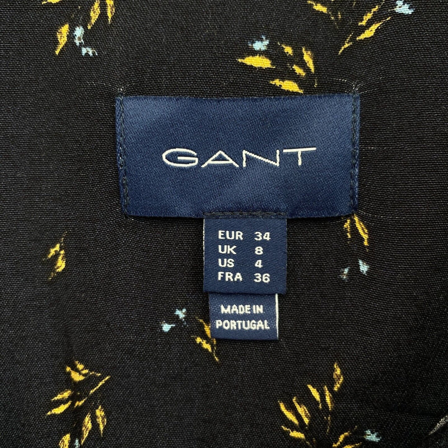 GANT Navy Blue Breezy Harvest Shirt Dress Size EU 34 UK 8 US 4