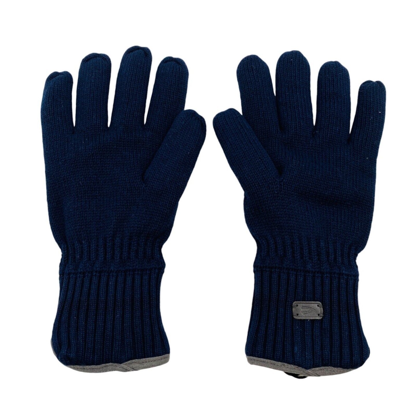 Camel Active Mens Dark Blue Cotton Insulated Warm Knit Gloves Size 2XL XXL