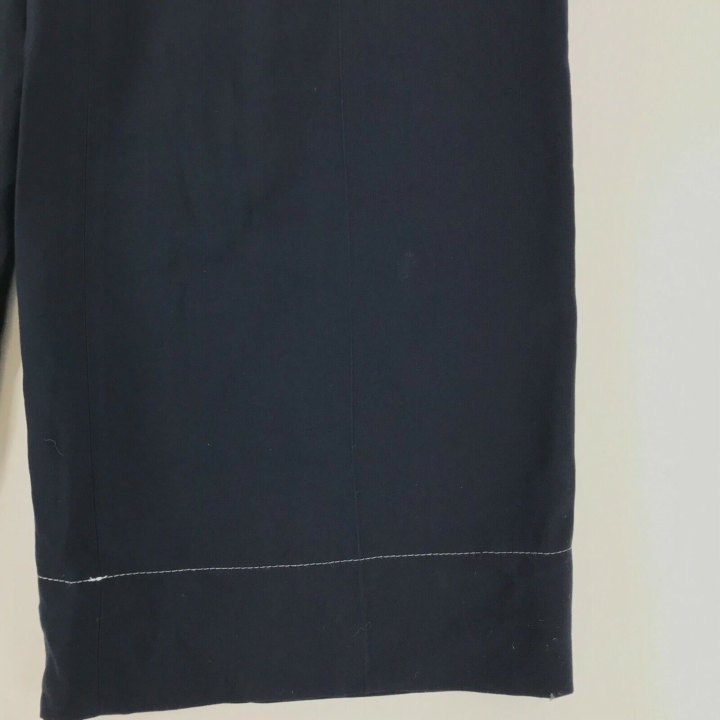 Tommy Hilfiger Collection Women Navy Blue Wide Leg Fit Trousers EUR 34 W27