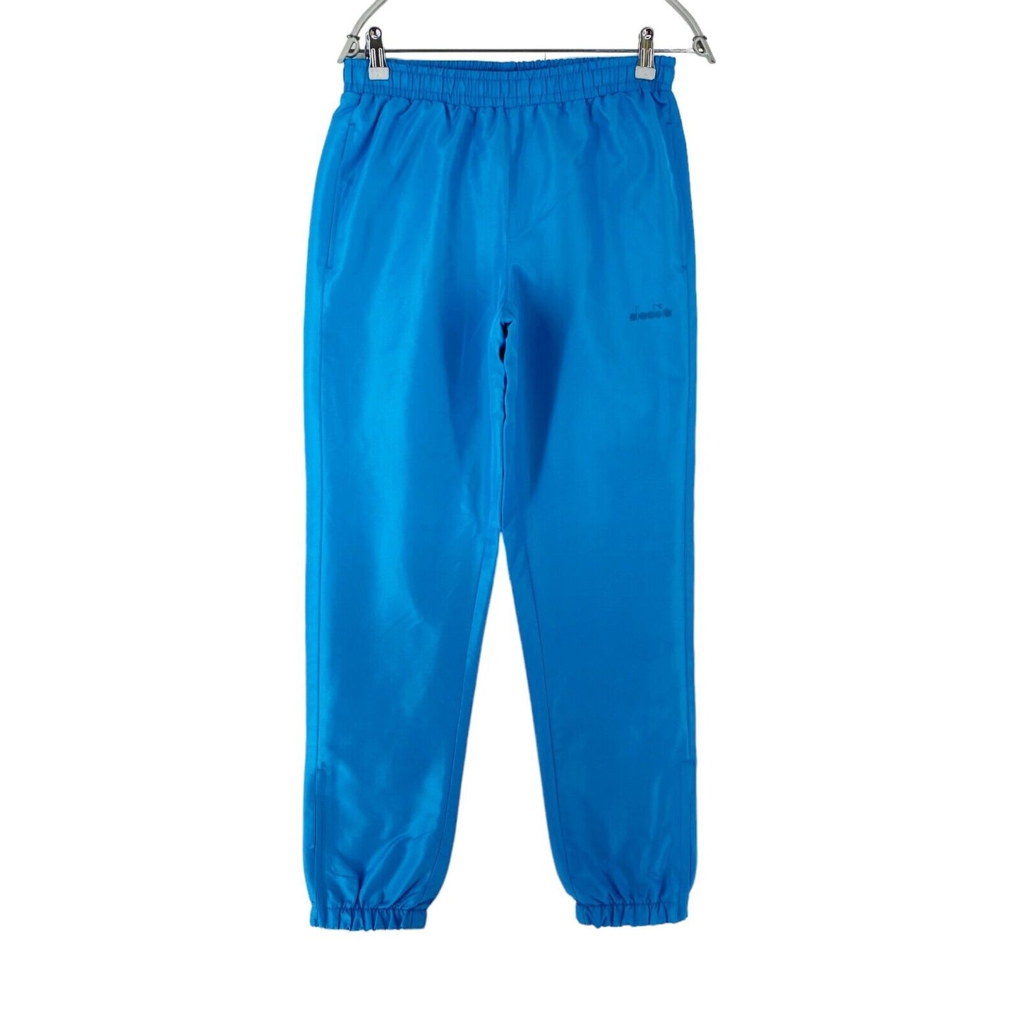 DIADORA 90s Vintage Blue Retro Track Pants Trousers Size M