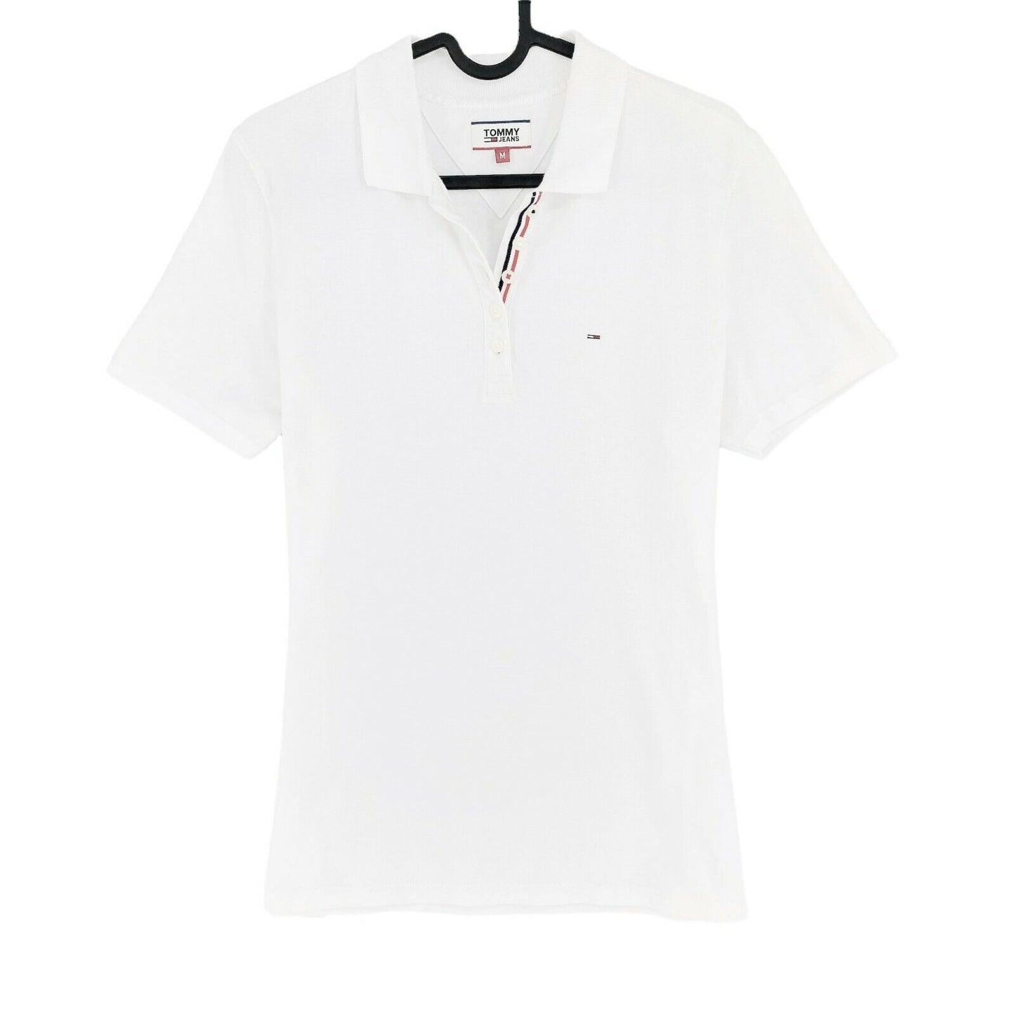 TOMMY HILFIGER JEANS Polo piqué blanc Taille M XL