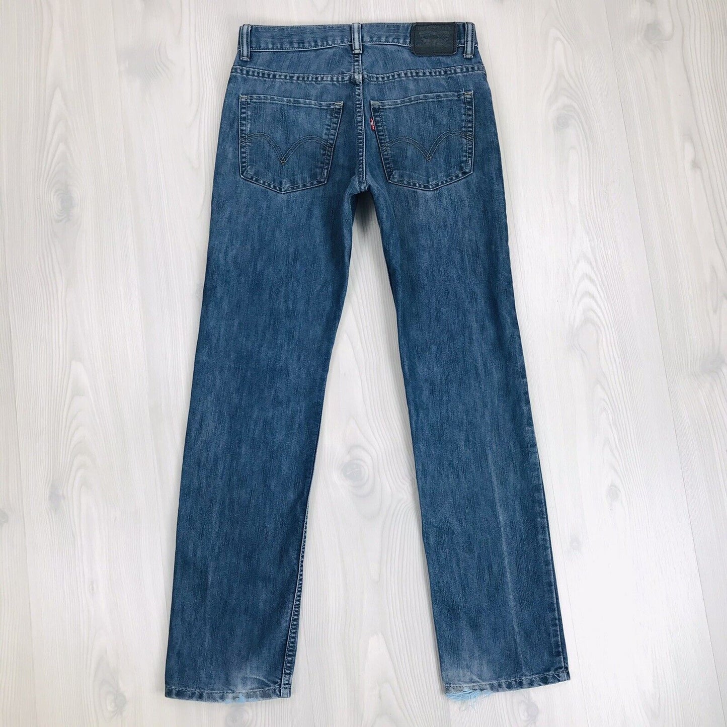 vintage Levi’s 511 Garçons Bleu Skinny Fit Jeans 18 Reg / W29 L29