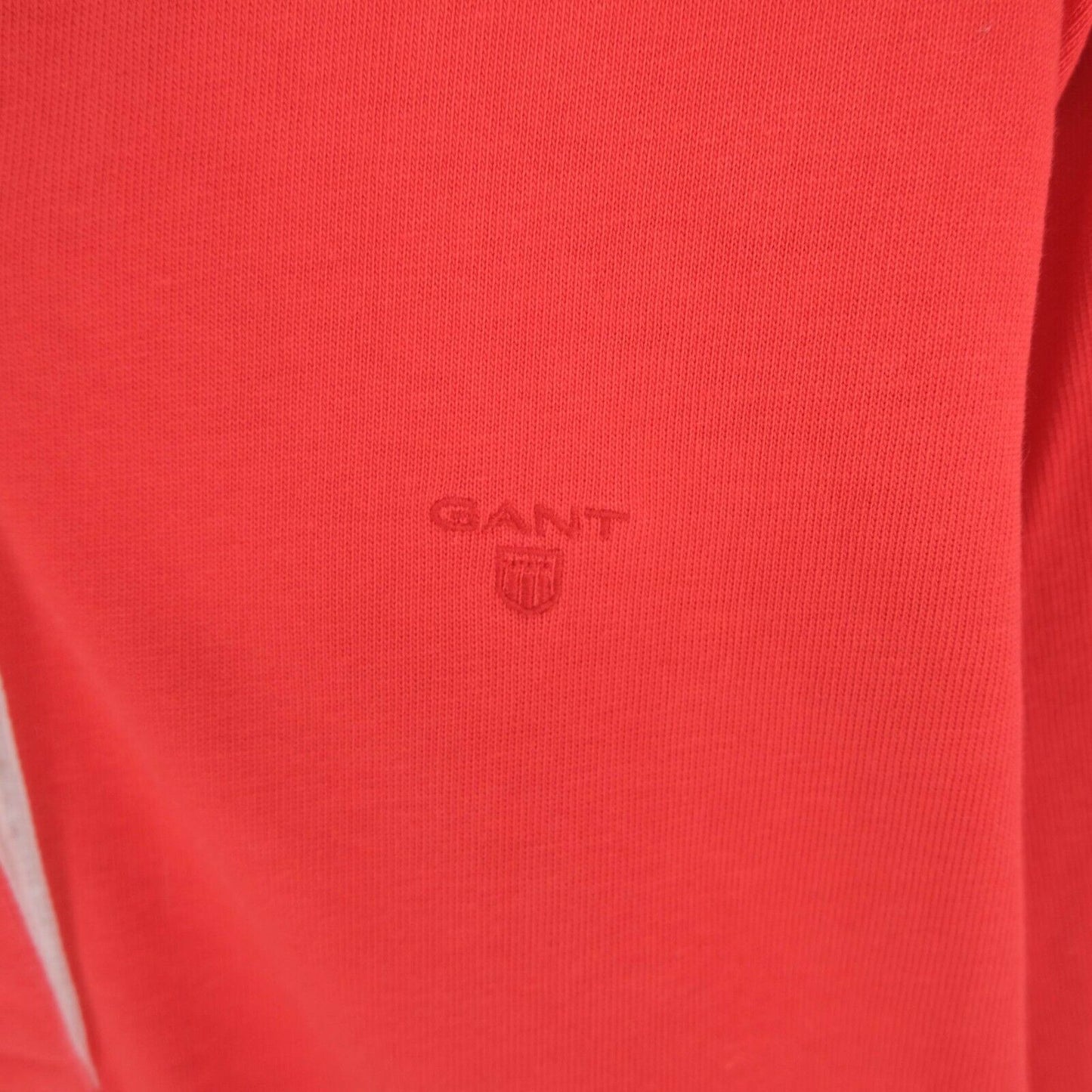 GANT Roter schwerer Rugger-Pullover, Größe S