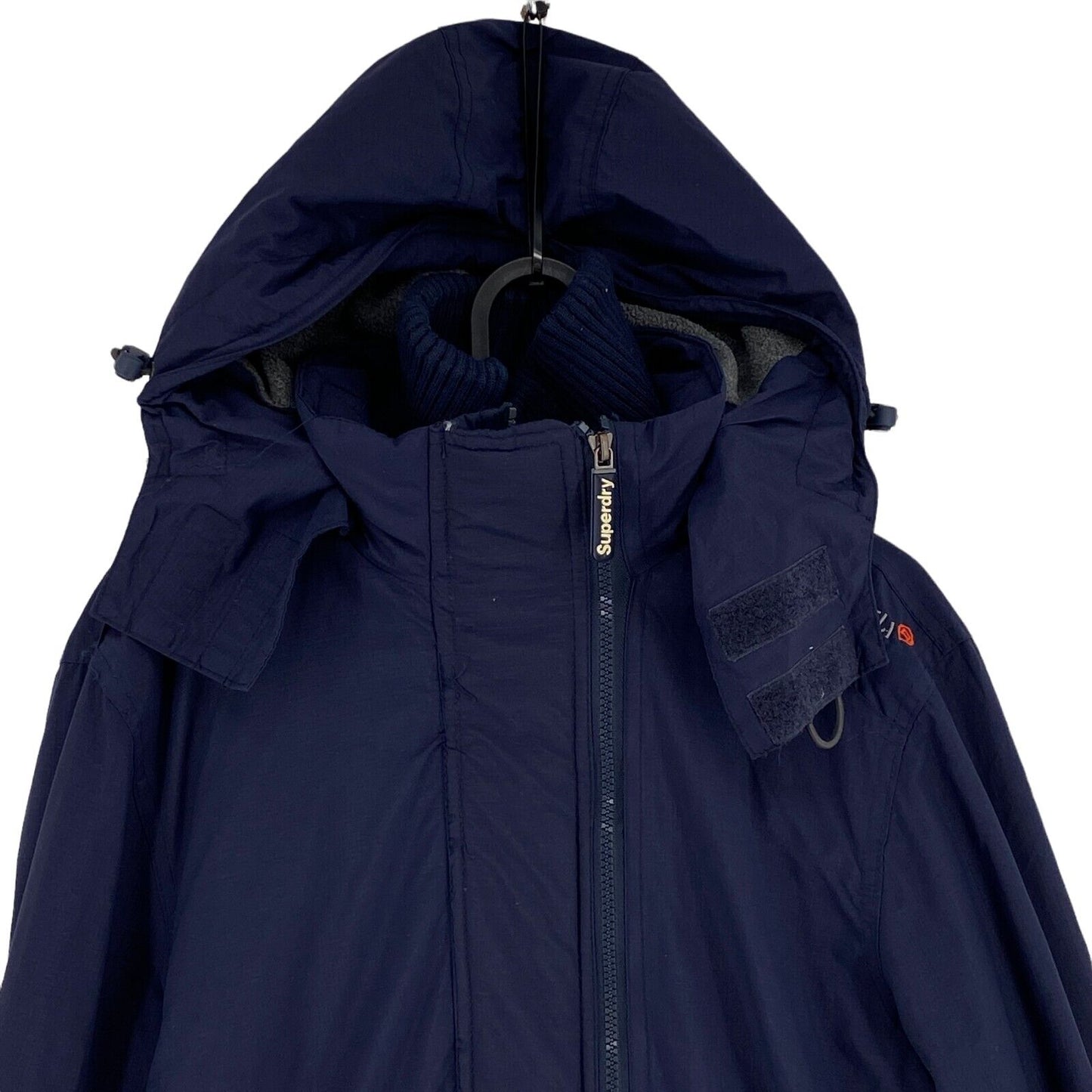 SUPERDRY Original Windcheater Navy Blue Hooded Jacket Size S