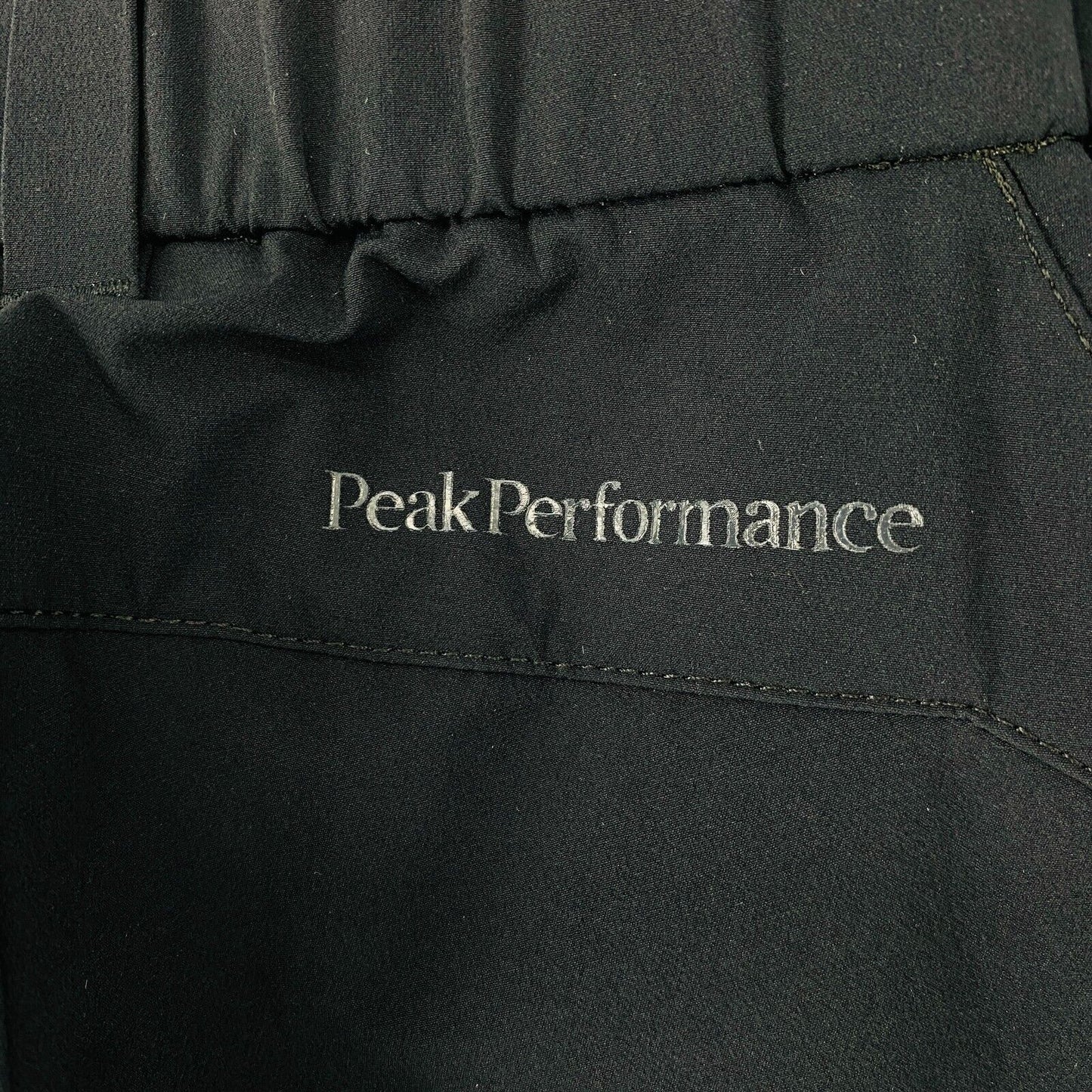 Peak Performance Women Black Stretch Regular Fit Trek Hiking Trousers S W28