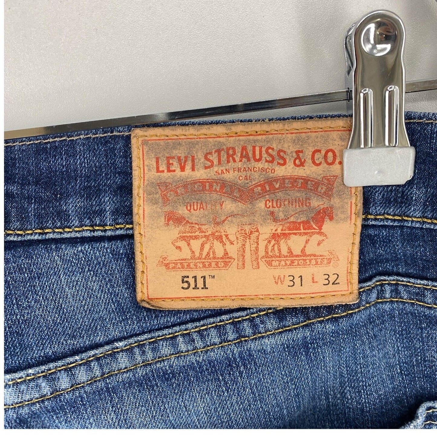 Levi's 511 Blue Stretch Slim Fit Jeans W31 L32