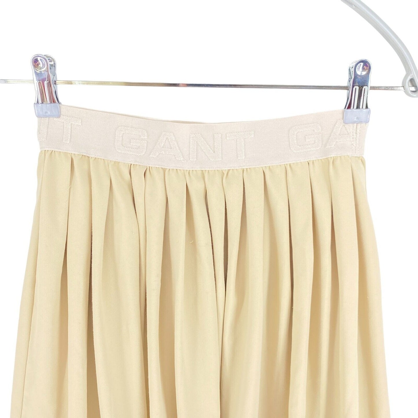 GANT Beige Pleated Skirt Size EU 34 UK 6 US 4