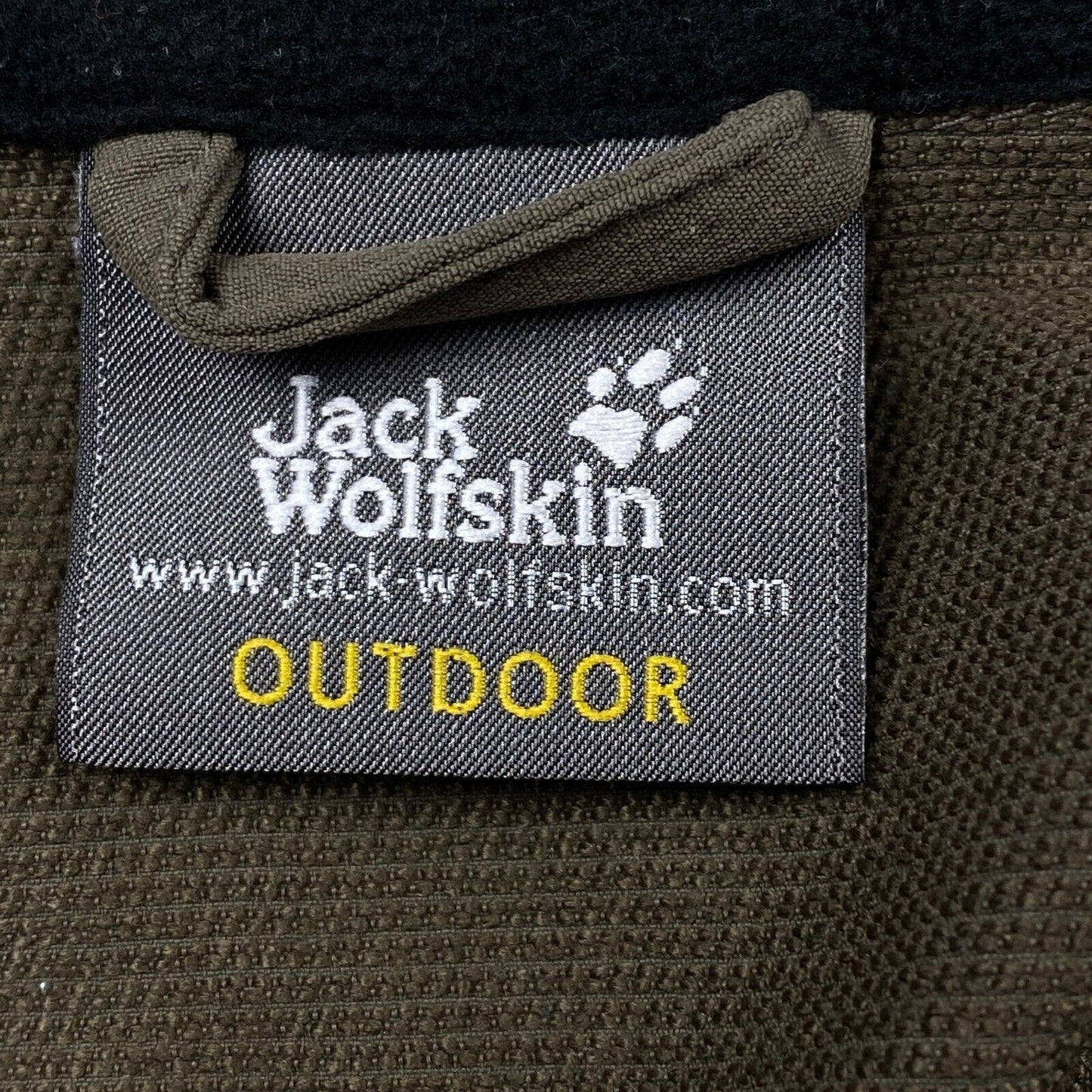 Jack Wolfskin Veste Vert Brunâtre Manteau Taille L