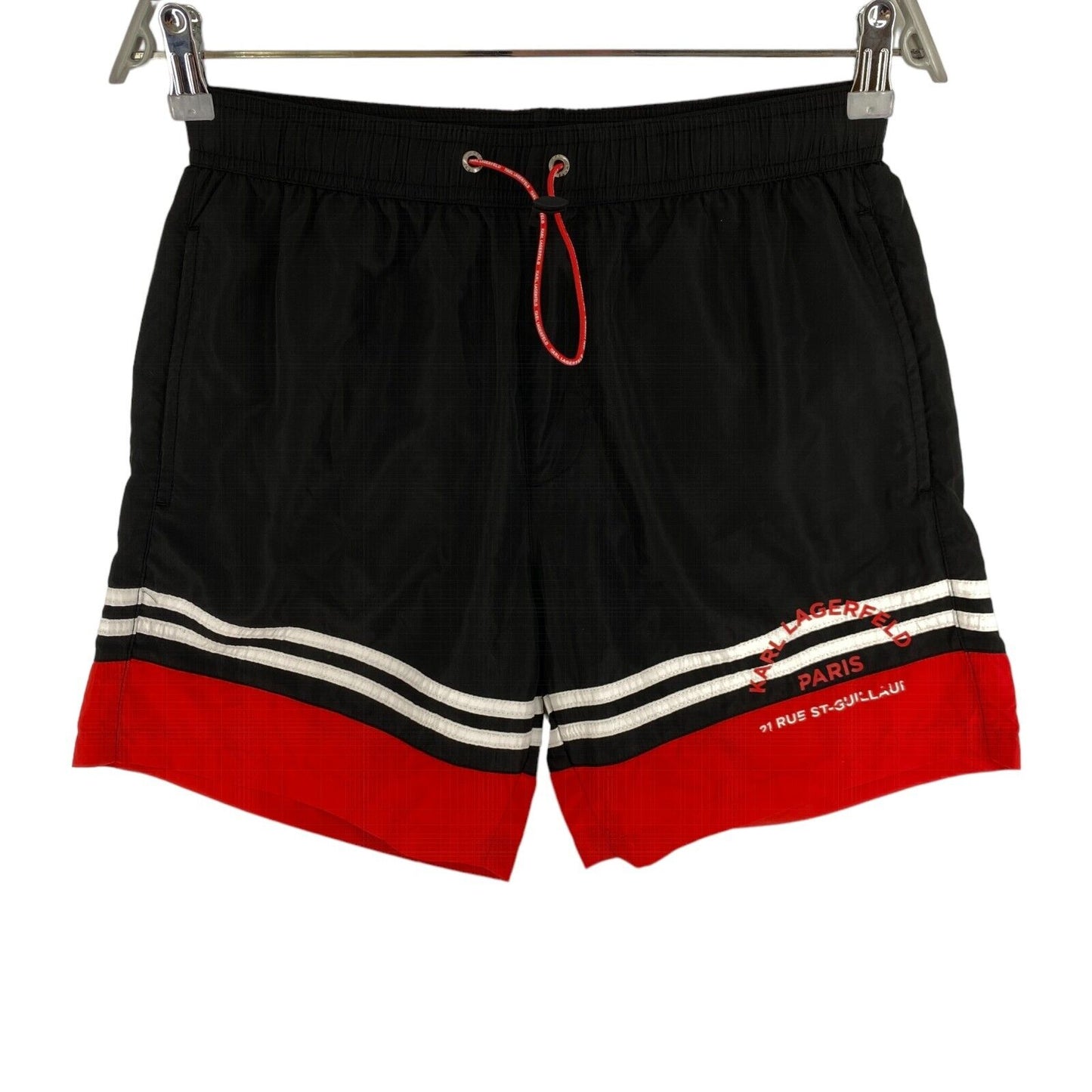 Karl Lagerfeld Black Short Board Swimming Shorts Size S