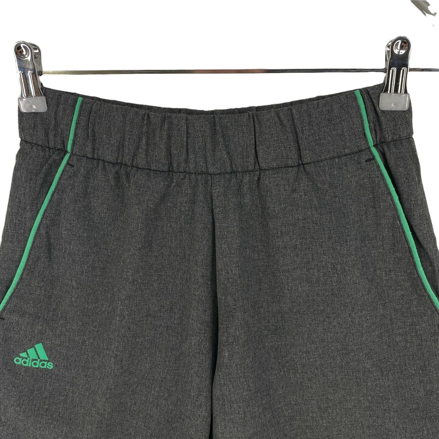 Adidas Climalite Boys Dark Grey Tennis Athletic Shorts Size 11 -12 Years