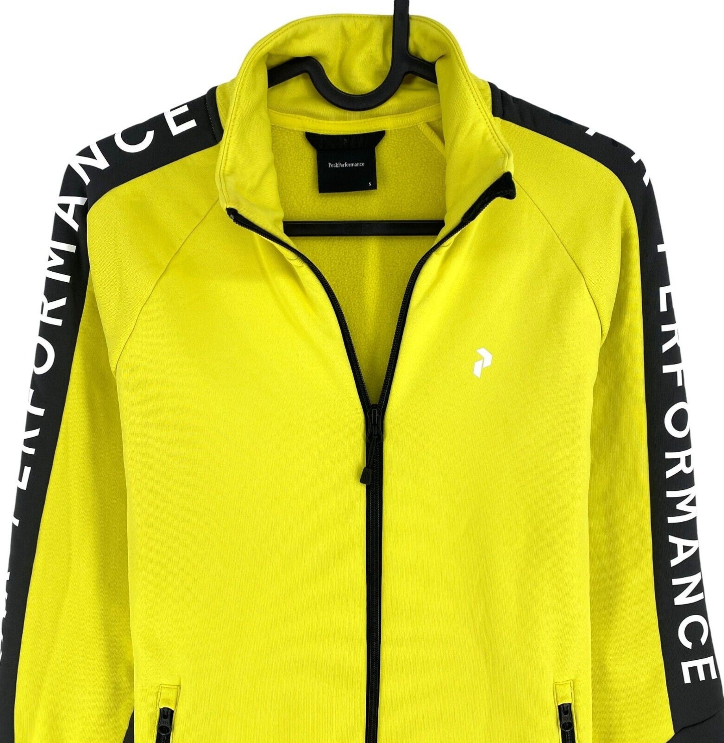 Peak Performance Women Yellow Rider Full Zip Jacket Size S