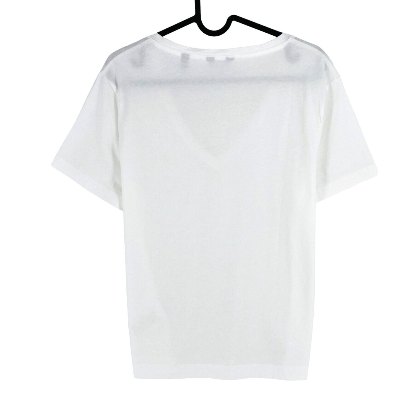 GANT Women White Original V Neck Short Sleeves T Shirt Size L