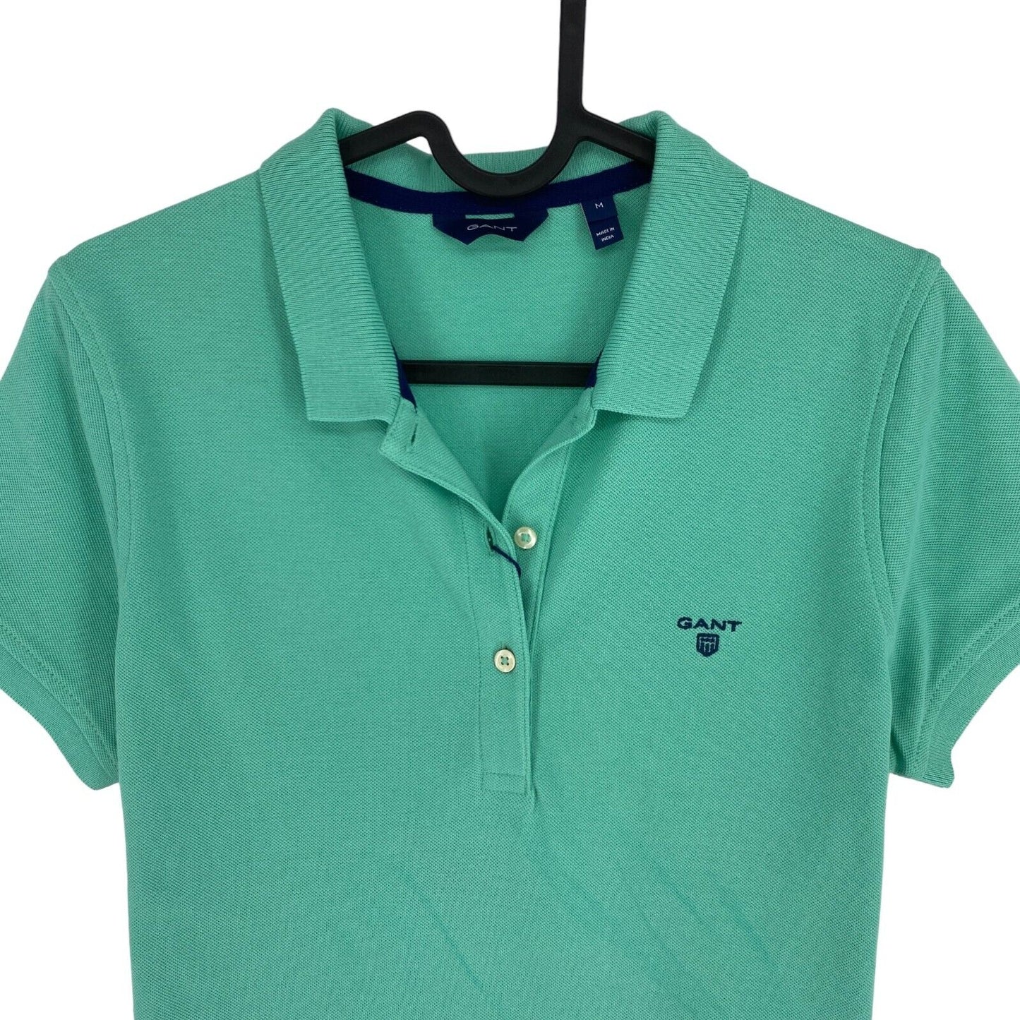 GANT Grünes Sommer-Piqué-Poloshirt, Größe M