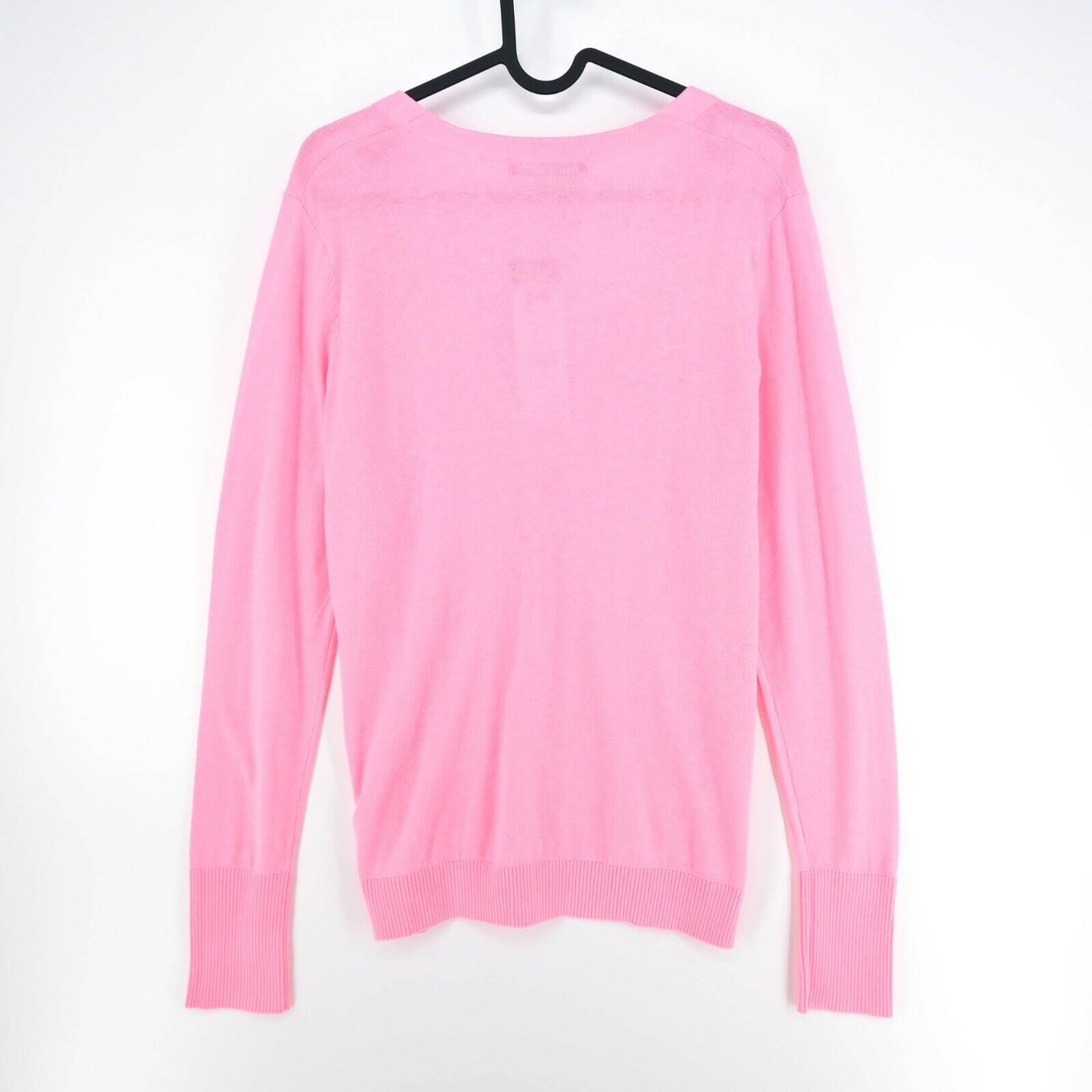 Betty Barclay Pink V Neck Cardigan Jumper Sweater Size EU 42 44 UK 16 18