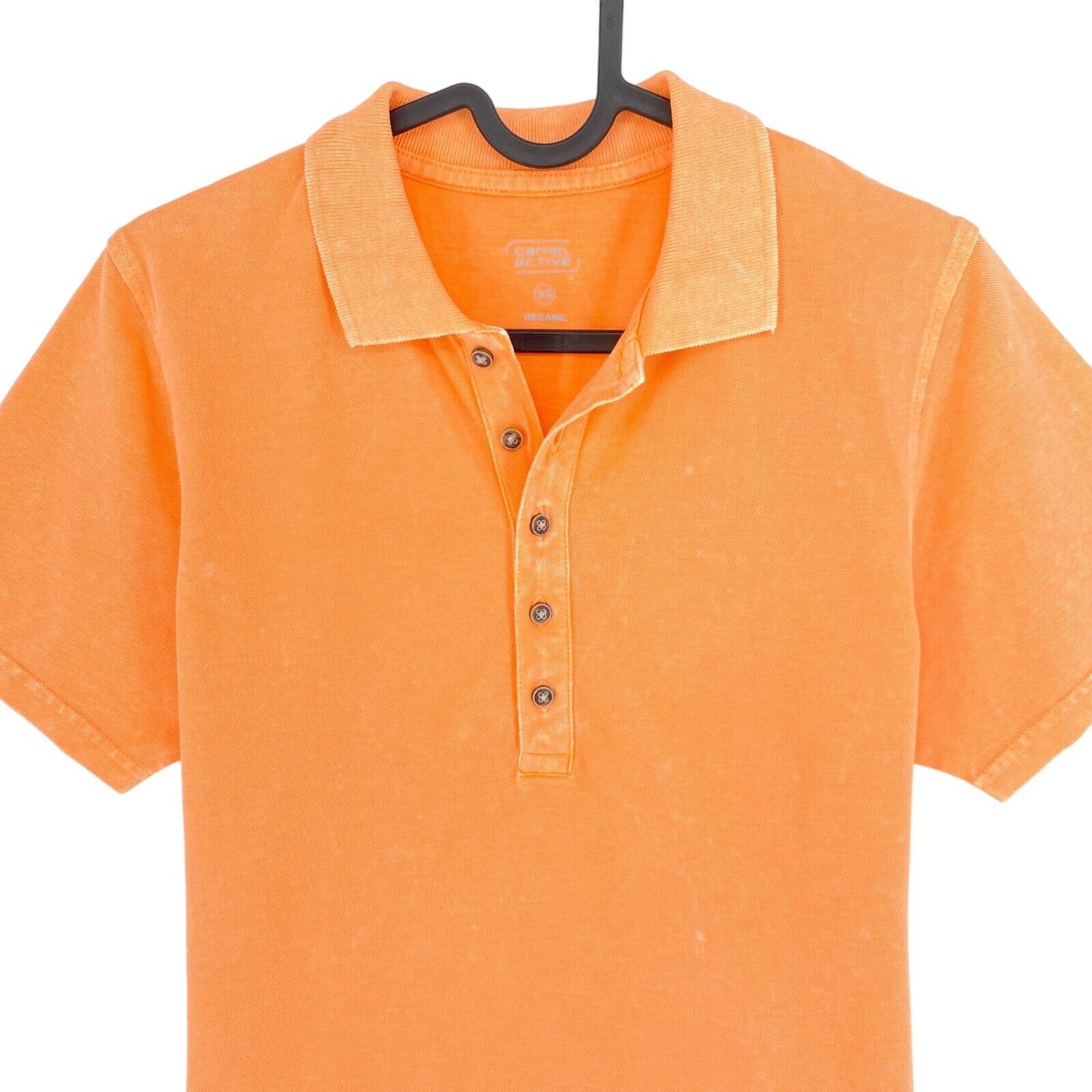 Camel Active Light Orange Pique Polo SS Shirt Size XS