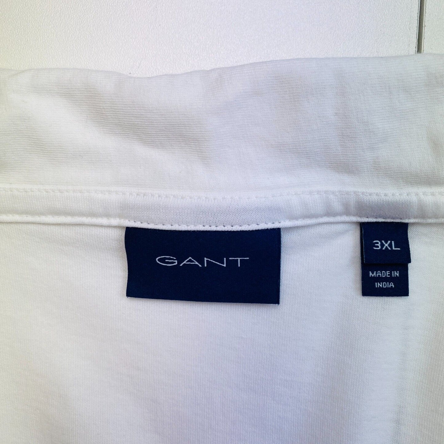 GANT Men White Original Pique Rugger SS Polo Shirt Size 3XL XXXL