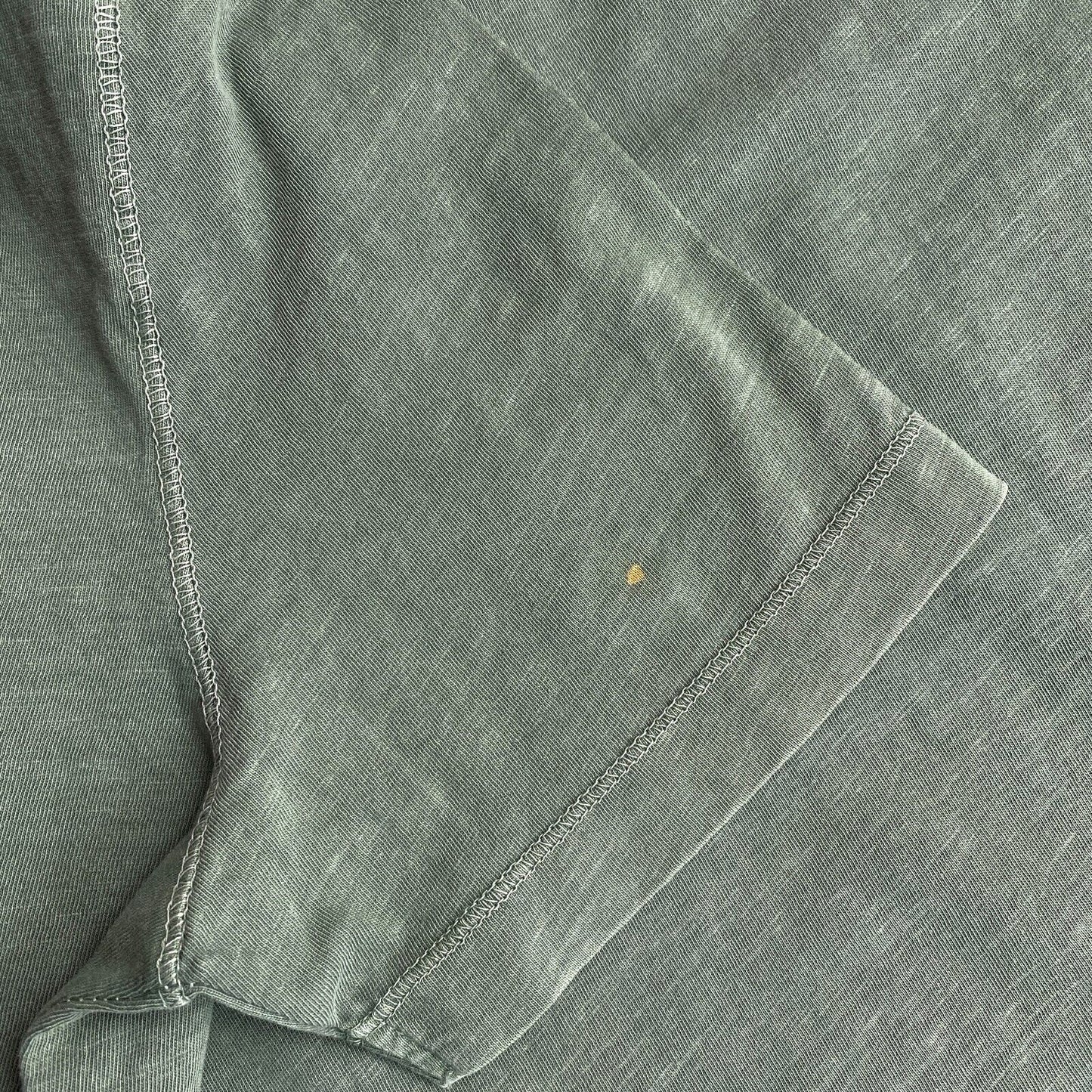 CAMEL ACTIVE T-shirt à col Henley teint en vêtement vert foncé taille S