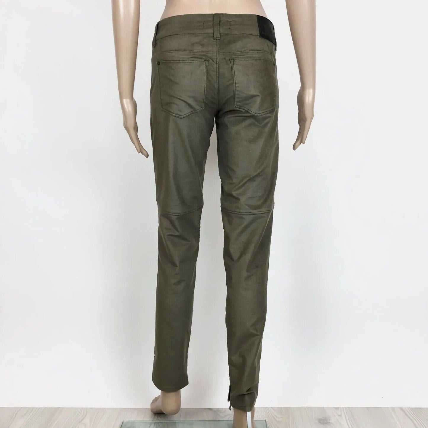 Ermanno Scervino RRP $520 Designer Slim Velour Pants Trousers IT 40 W26 UK 8