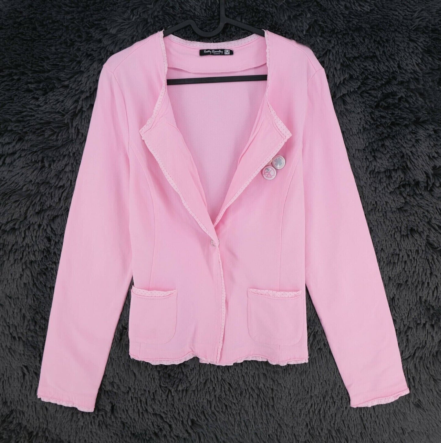 Betty Barclay Pink V Neck Jacket Blazer Size EUR 40 UK 14 US 10