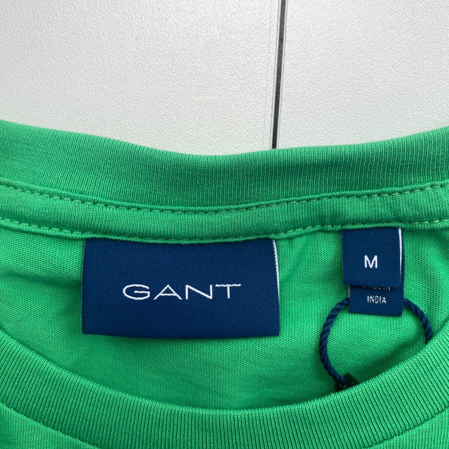 GANT Men Mid Green Original Crew Neck Short Sleeves T Shirt Size M