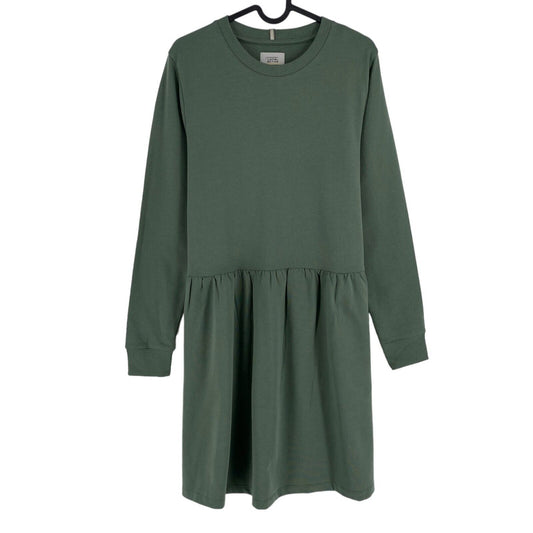 CAMEL ACTIVE Dark Green Long Sleeves Flared Dress Size M