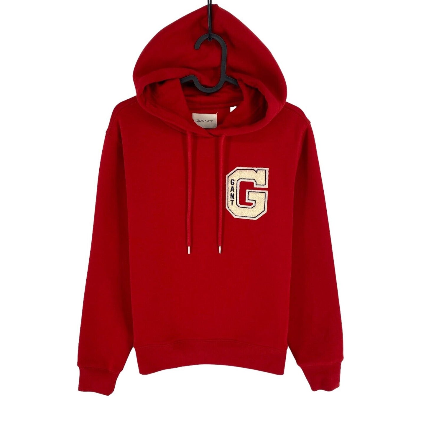 GANT Red Reg G Logo Hoodie Sweater Jumper Size S