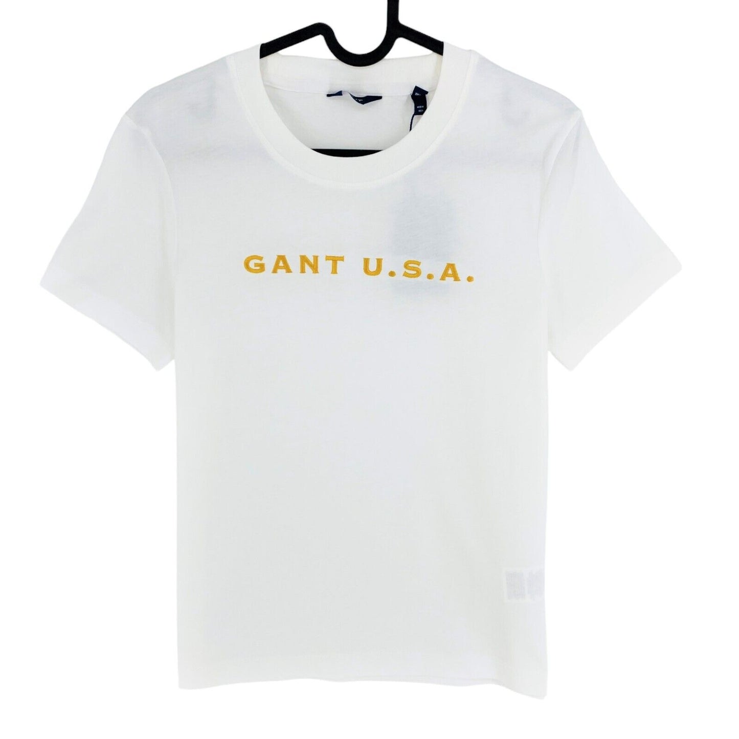 GANT White Logo Crew Neck T Shirt Size XS