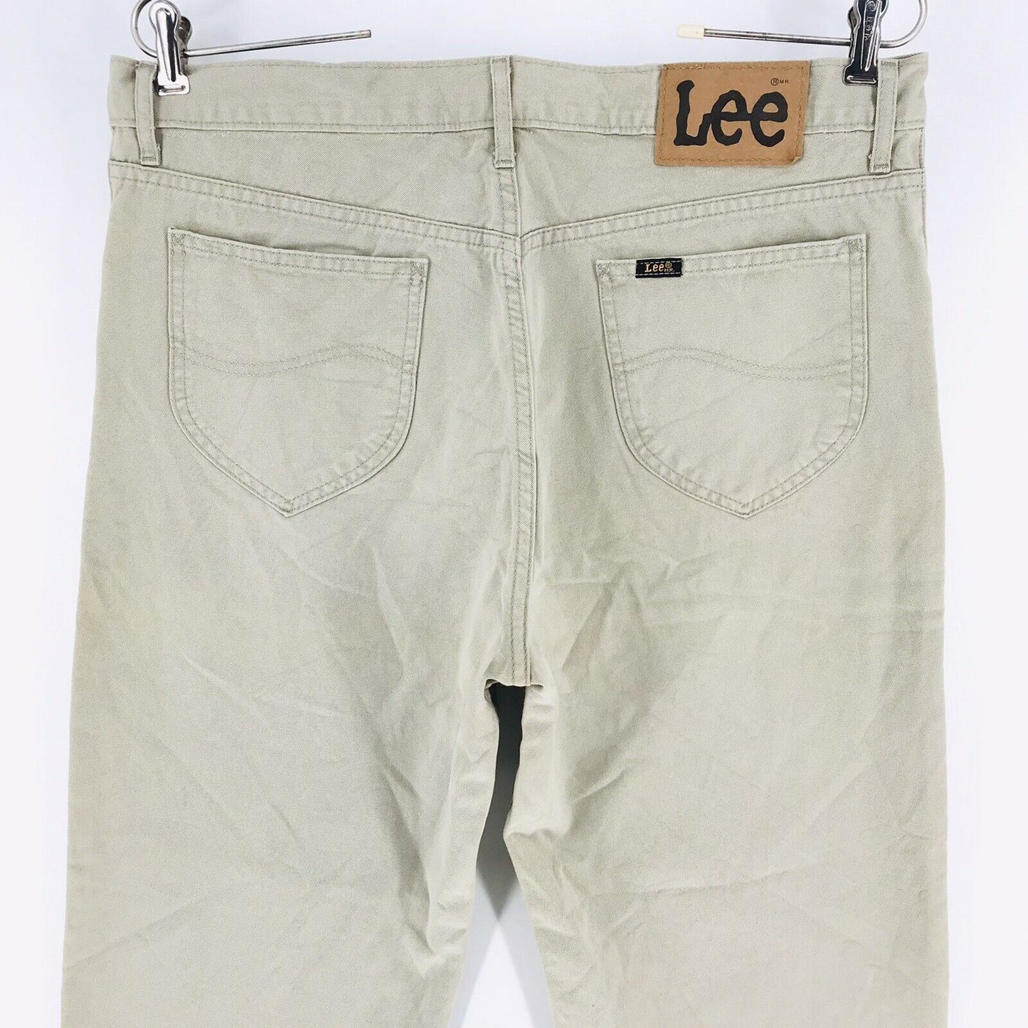 Lee BROOKLYN Beige Regular Straight Fit Jeans Size W36 L30