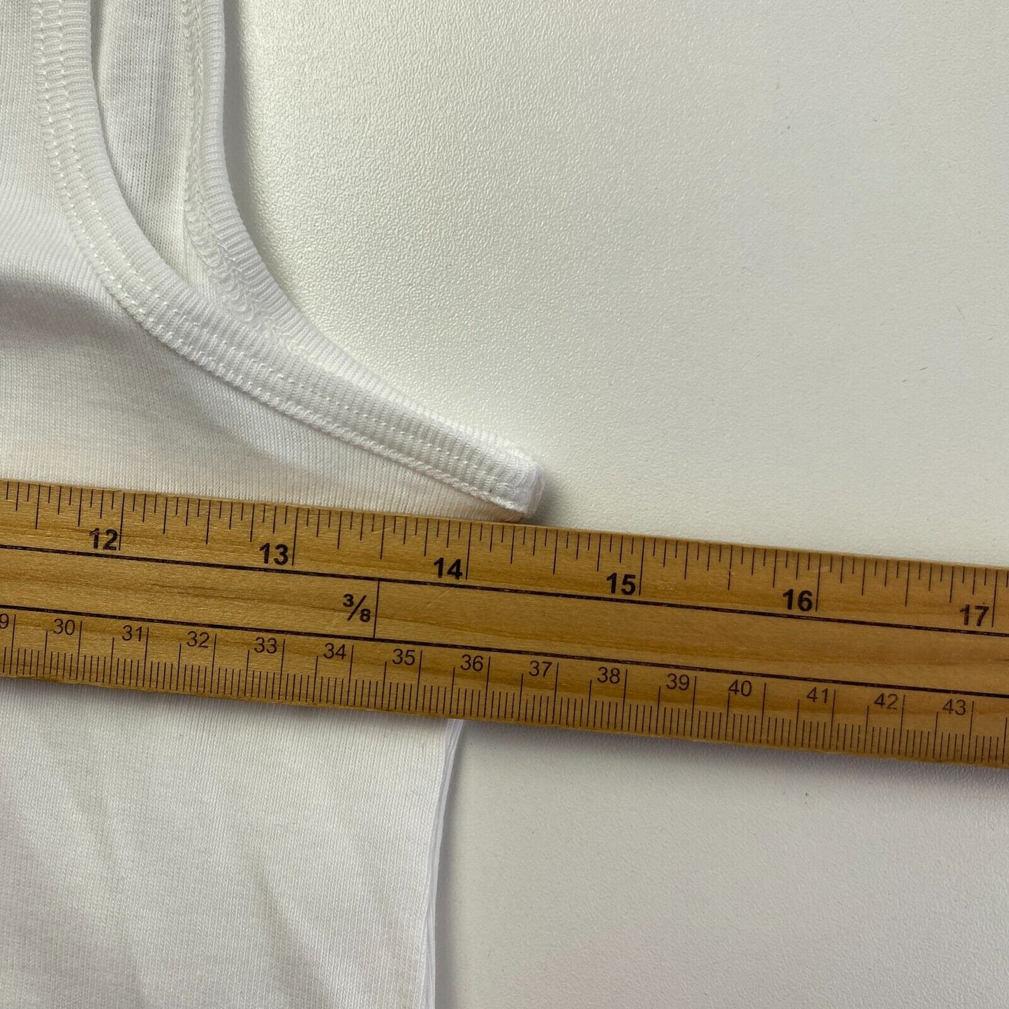 GANT Débardeur sans manches blanc côtelé 1x1 Taille S