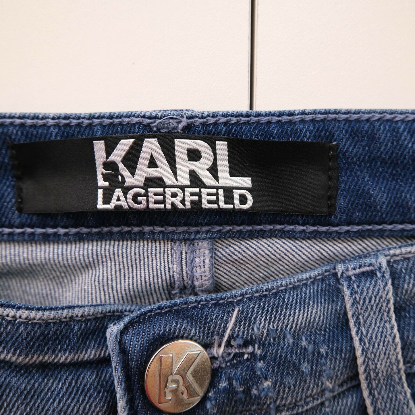 KARL LAGERFELD Light Blue Skinny Jeans Size 25