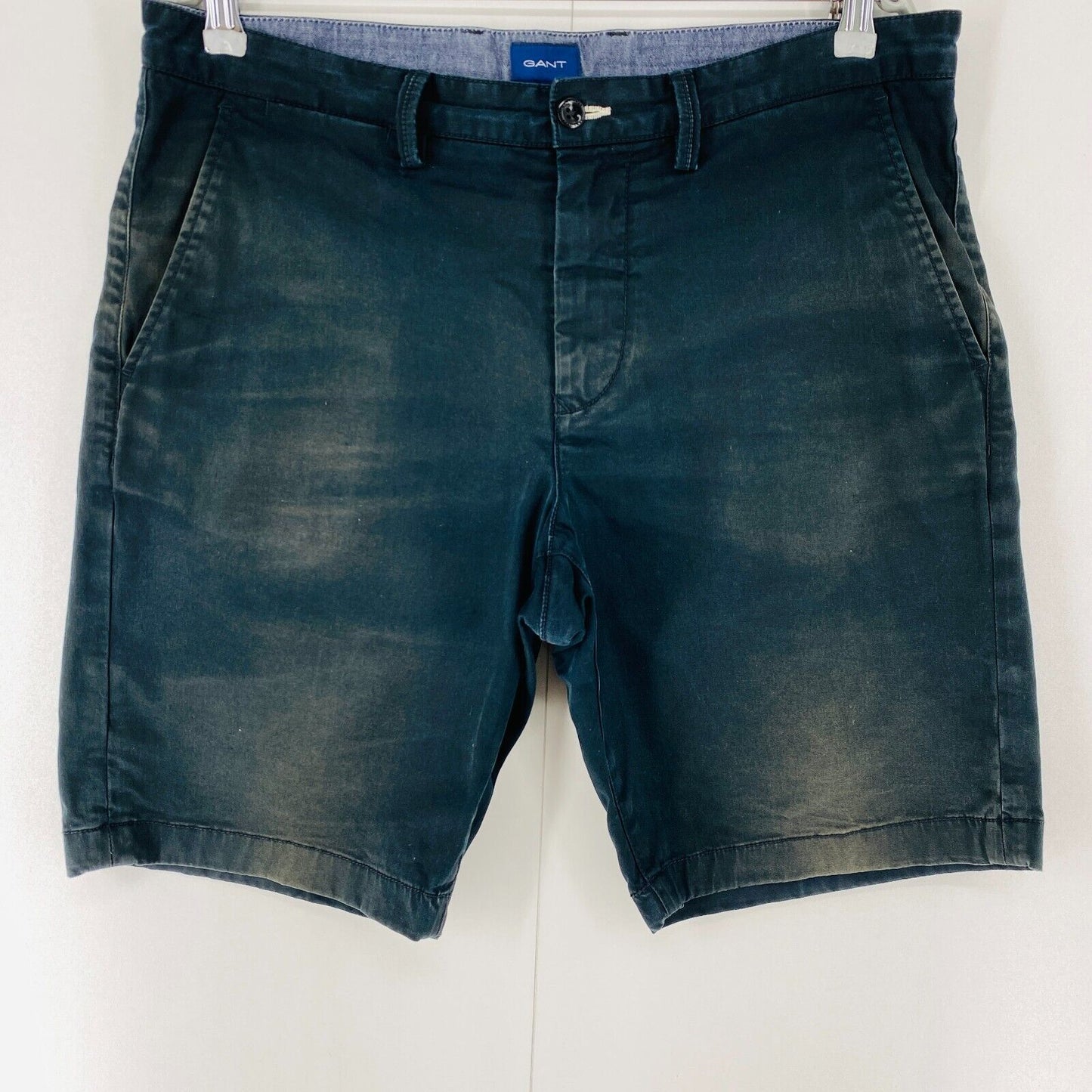 GANT Mens Black Relaxed Fit Chino Shorts Size W33