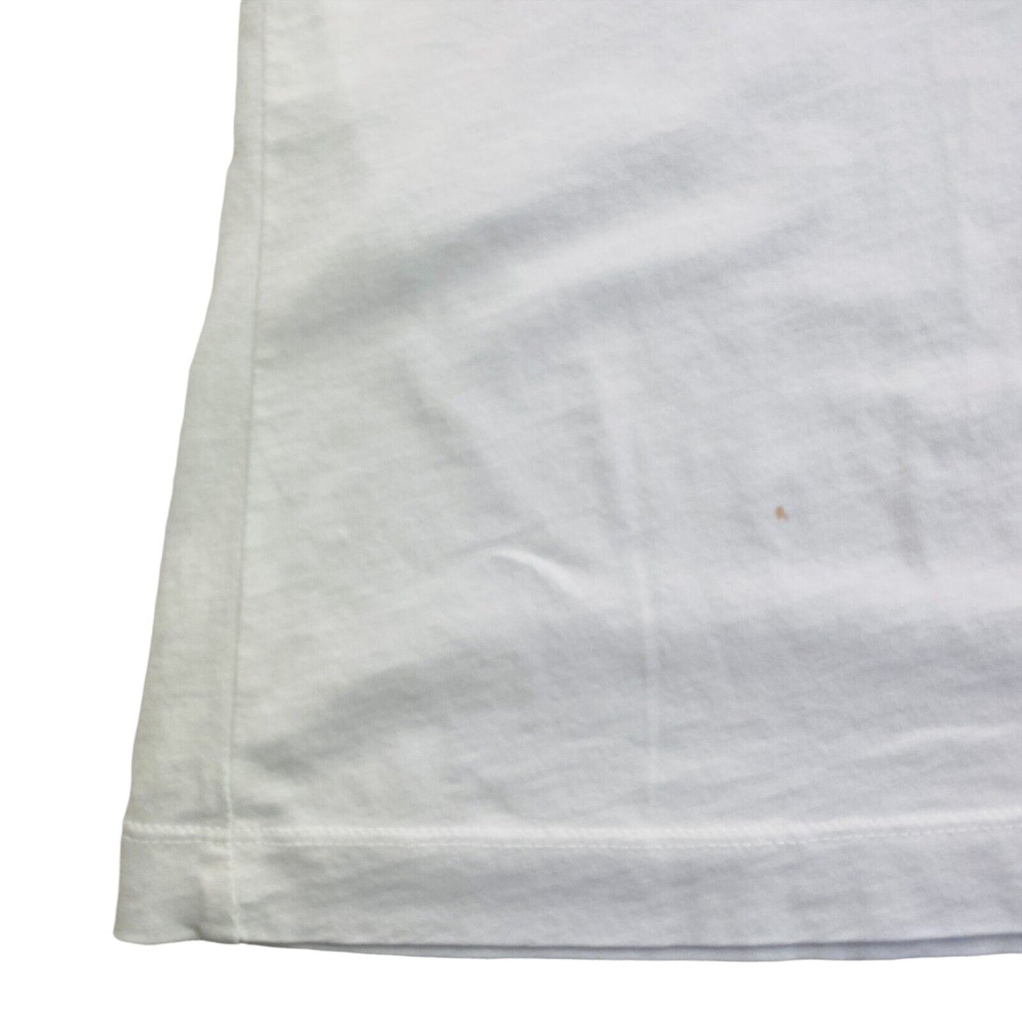 GANT White Arch Outline Crew Neck T Shirt Size L