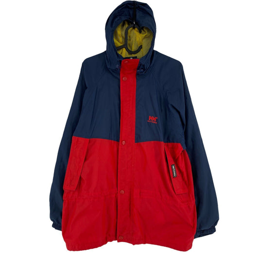 HELLY HANSEN Vintage Navy Blue Red Hooded Jacket Size XS