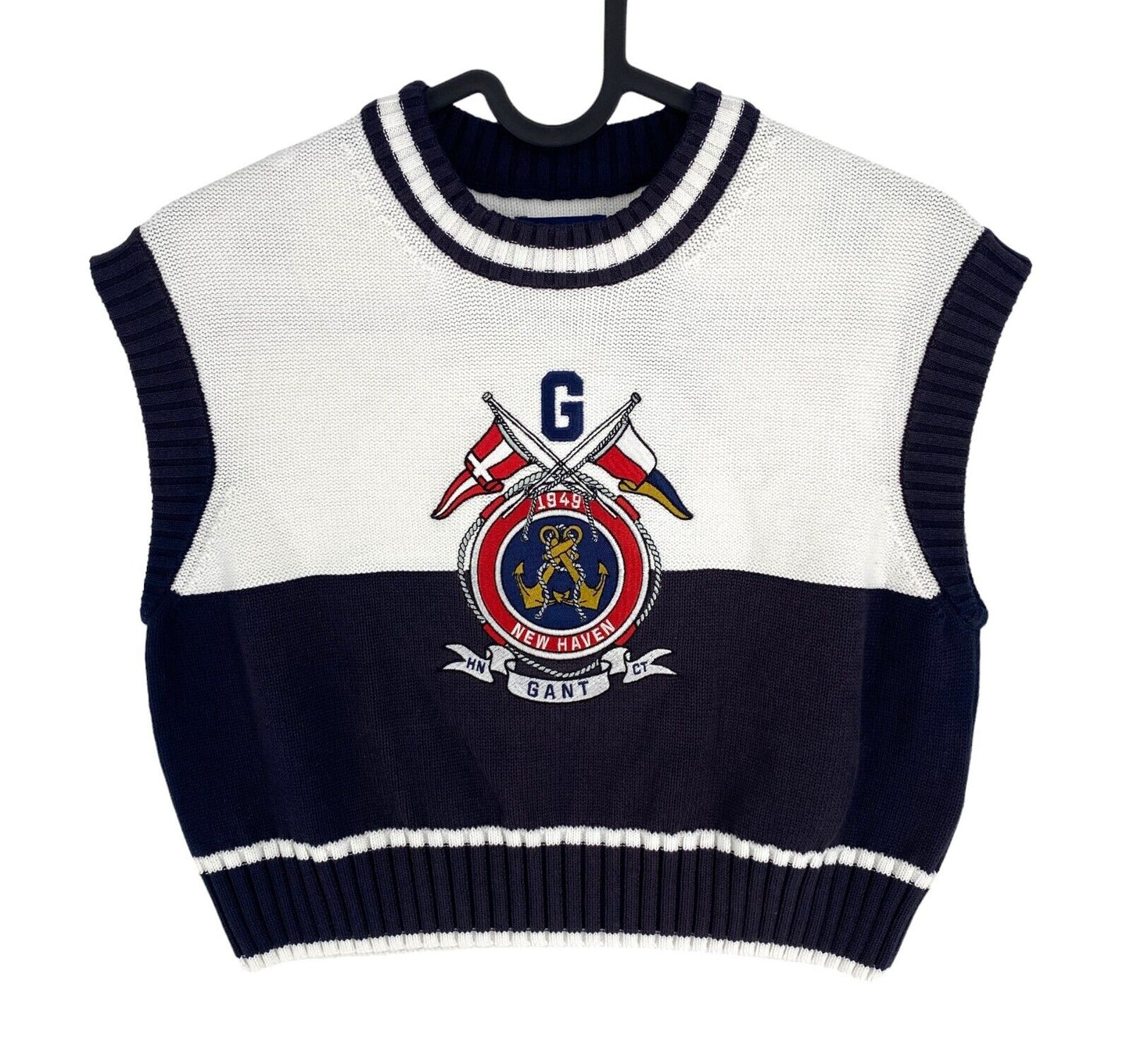 GANT Girls Blue Sailing Crest Vest Size 9-10 Years 134/140 cm